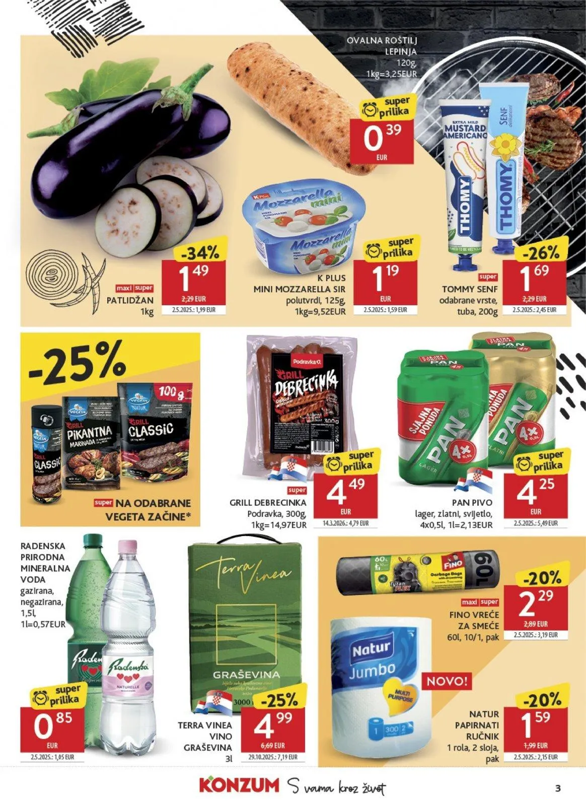 Katalog Konzum katalog do 12.05.2026 od 7. svibnja do 12. svibnja 2026. - Pregled Stranica 3
