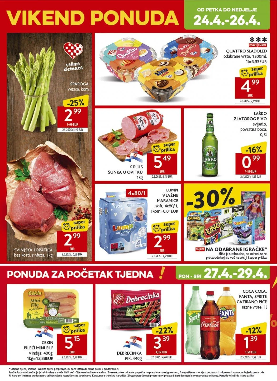 Katalog Konzum katalog do 28.04.2026 od 22. travnja do 28. travnja 2026. - Pregled Stranica 49