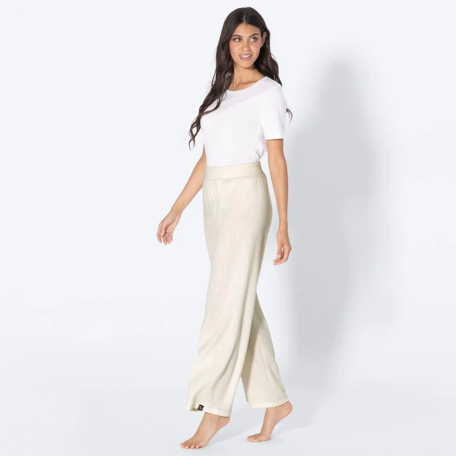 Damen-Homewear-Hose aus Cordvelours