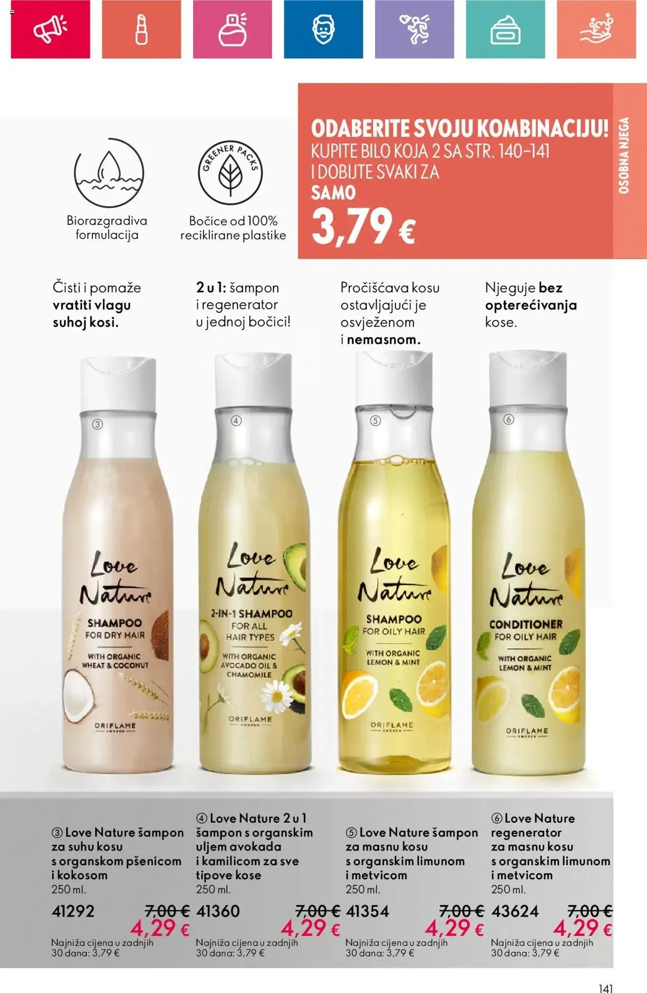 Katalog Katalog 11/2024 Oriflame od 1. kolovoza do 21. kolovoza 2024. - Pregled Stranica 141
