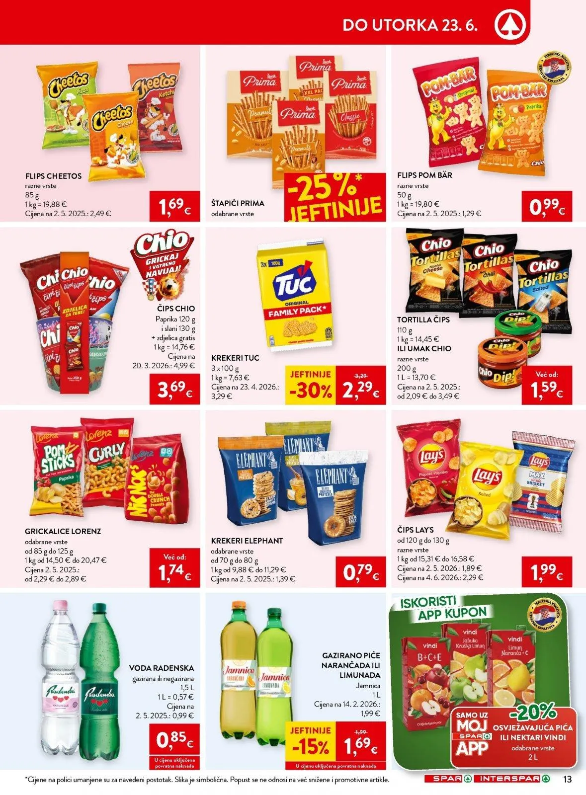 Katalog Interspar katalog do 23.06.2026 od 17. lipnja do 23. lipnja 2026. - Pregled Stranica 23