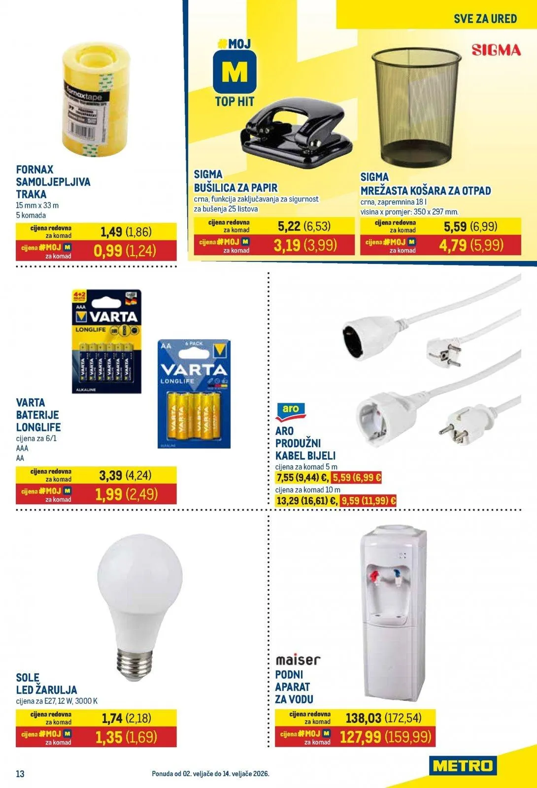 Katalog Metro katalog do 15.02.2026 od 7. veljače do 15. veljače 2026. - Pregled Stranica 13