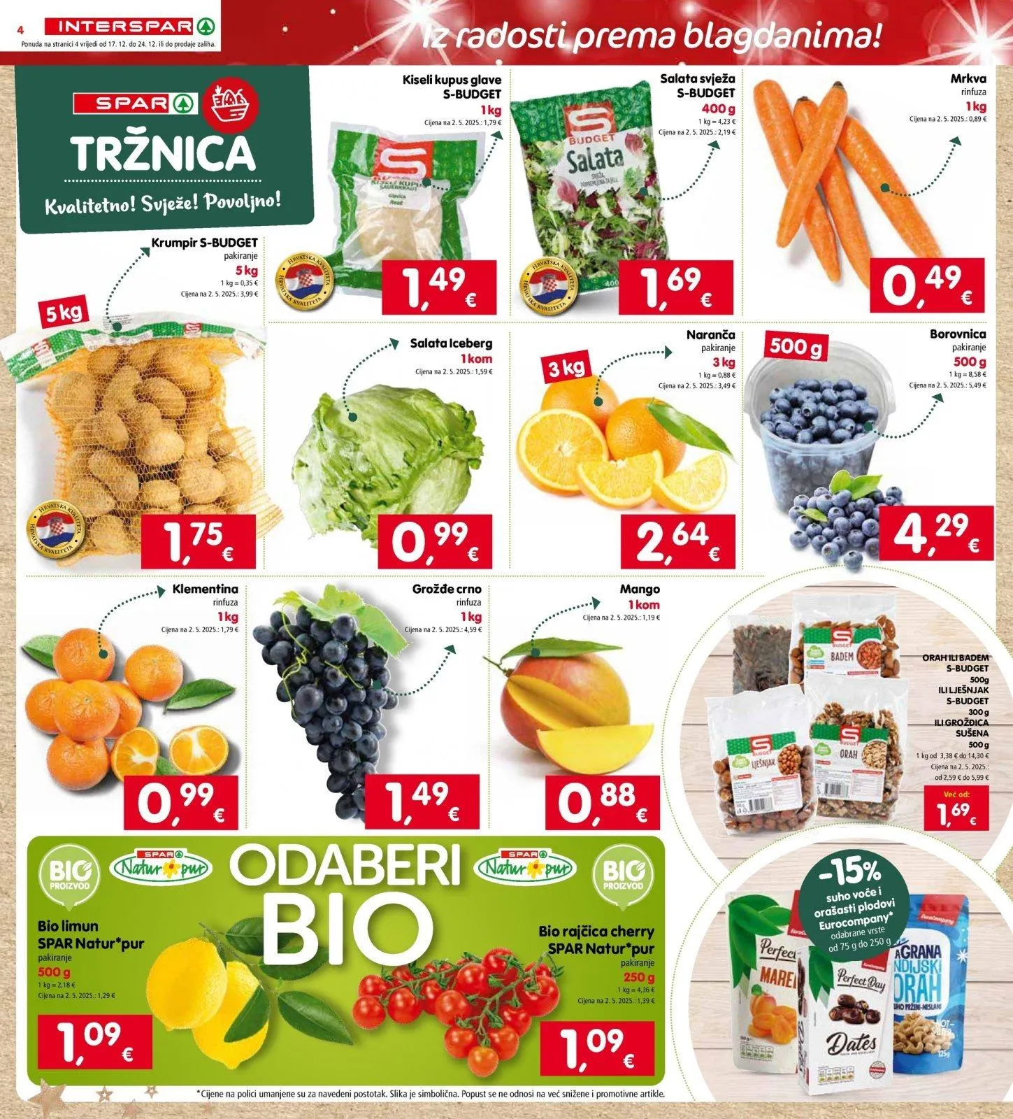 Katalog Interspar katalog do 23.12.2025 od 17. prosinca do 23. prosinca 2025. - Pregled Stranica 4