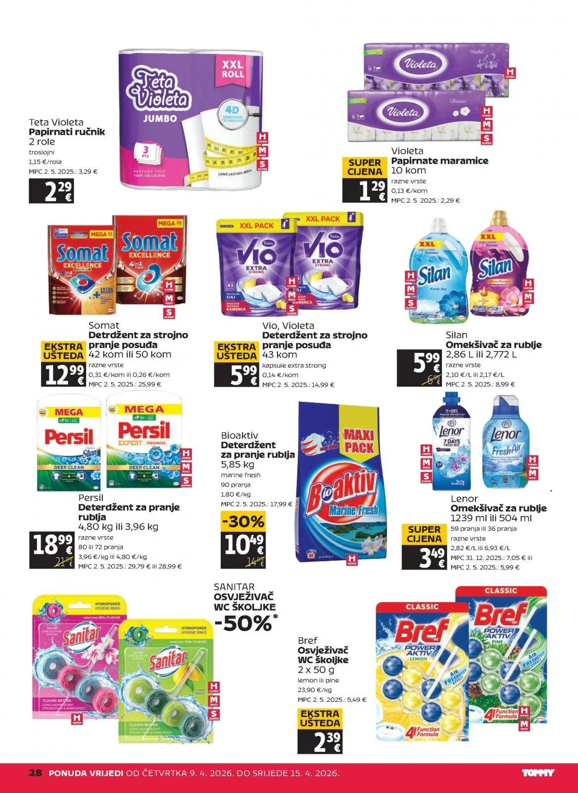 Katalog Tommy katalog do 15.04.2026 od 9. travnja do 15. travnja 2026. - Pregled Stranica 28