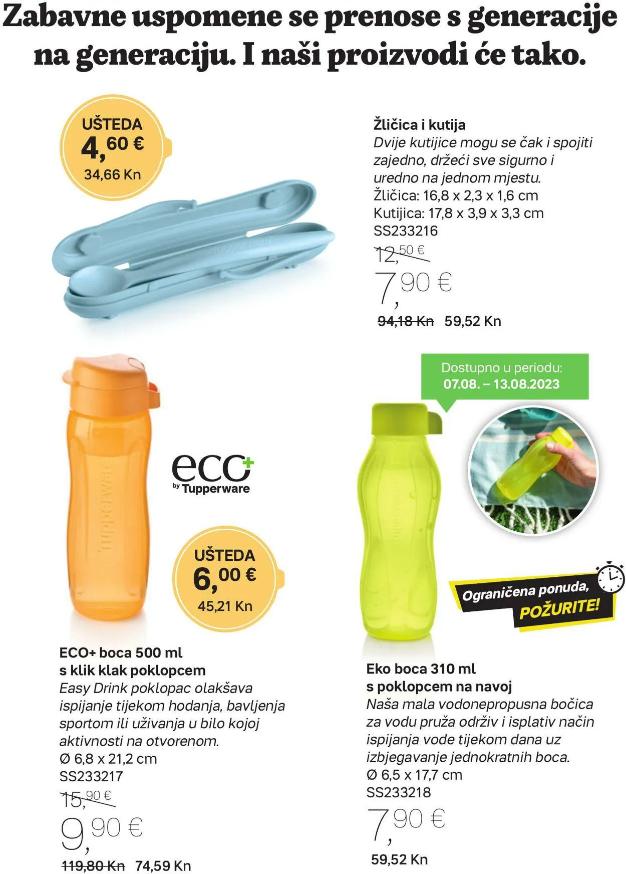 Katalog Tupperware od 7. kolovoza do 3. rujna 2023. - Pregled Stranica 13