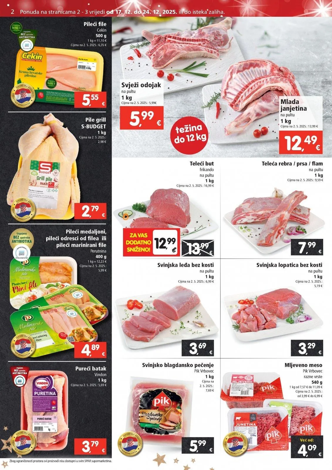 Katalog Spar katalog do 23.12.2025 od 17. prosinca do 23. prosinca 2025. - Pregled Stranica 2
