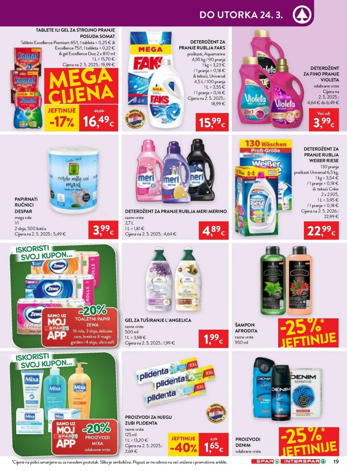 Katalog Spar katalog do 24.03.2026 od 19. ožujka do 24. ožujka 2026. - Pregled Stranica 25