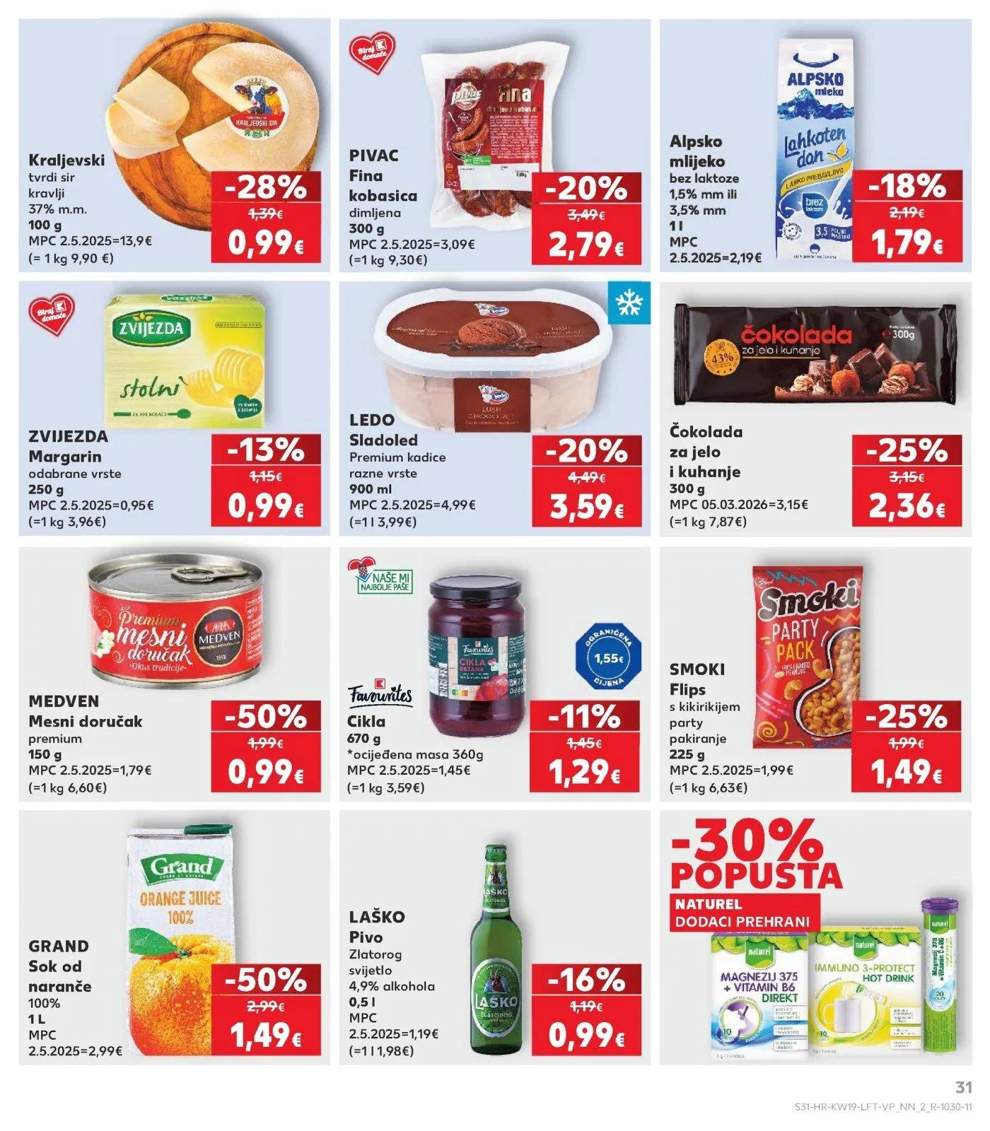 Katalog Kaufland katalog do 12.05.2026 od 8. svibnja do 12. svibnja 2026. - Pregled Stranica 31