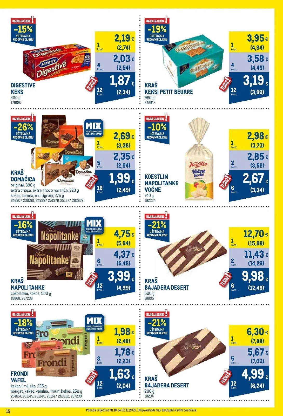 Katalog Metro katalog do 02.11.2025 od 28. listopada do 2. studenoga 2025. - Pregled Stranica 15