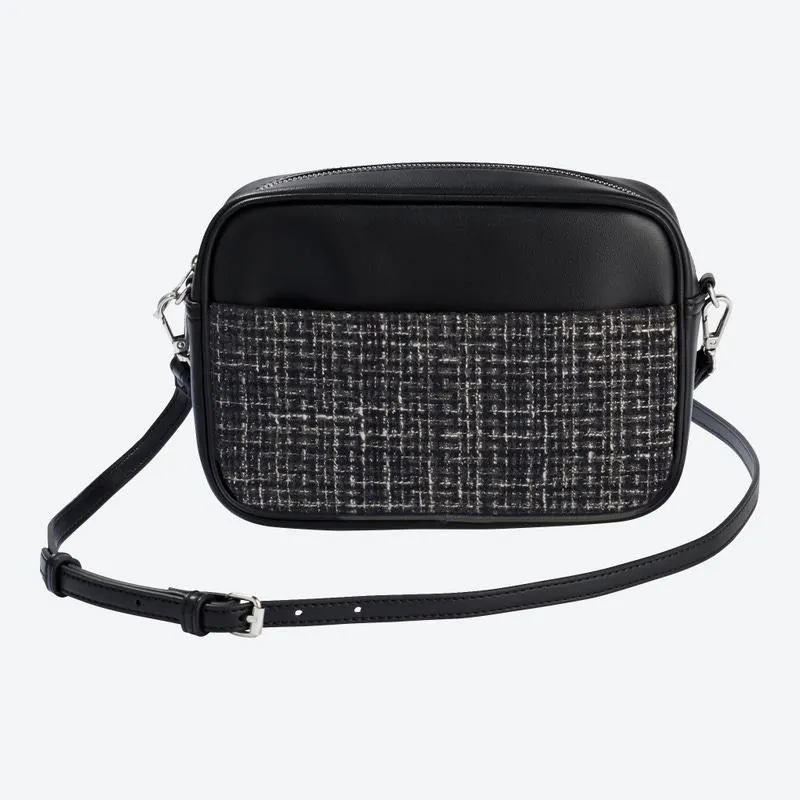 Damen-Handtasche mit Bouclé-Design
