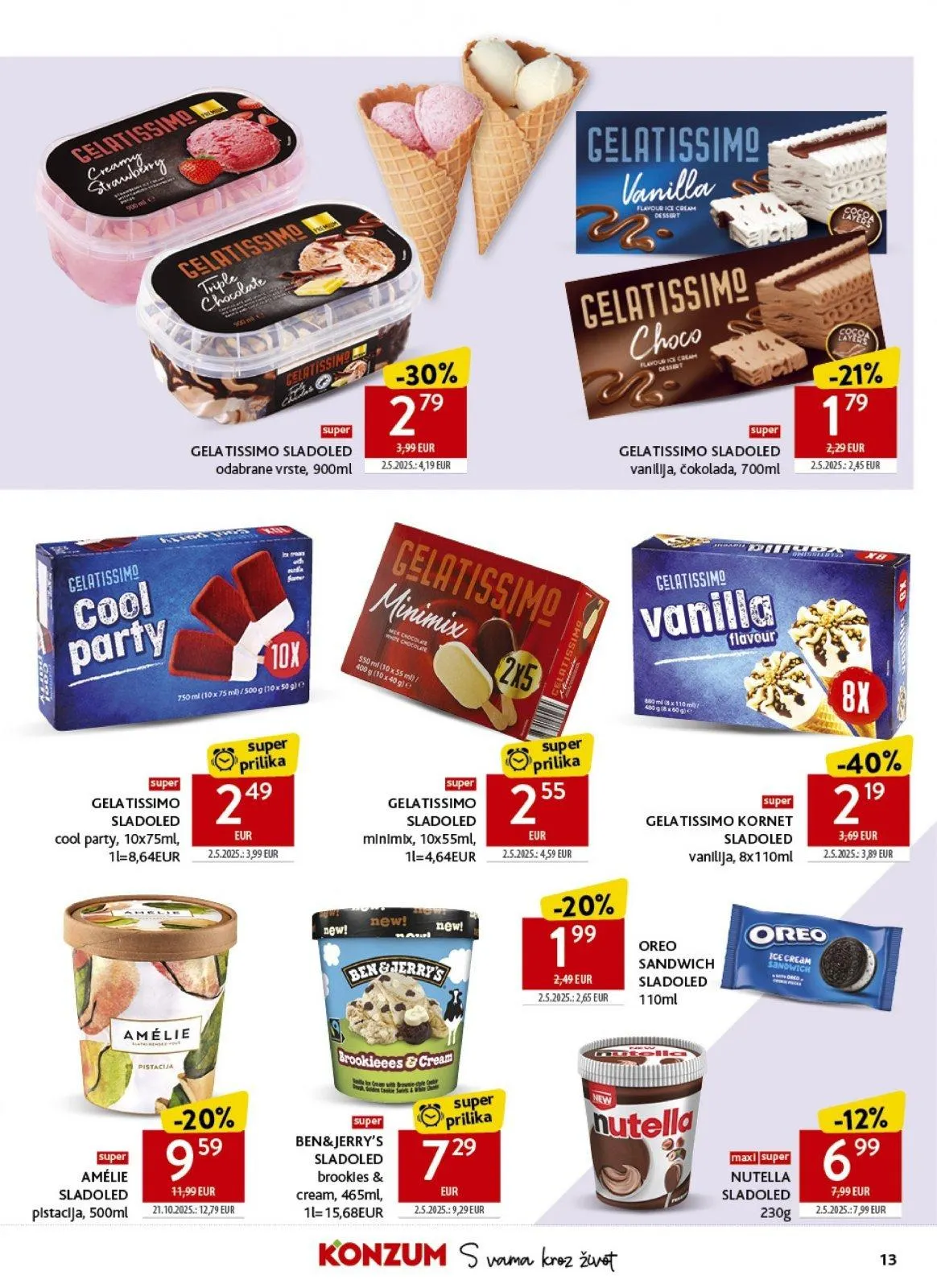 Katalog Konzum katalog do 16.06.2026 od 10. lipnja do 16. lipnja 2026. - Pregled Stranica 13