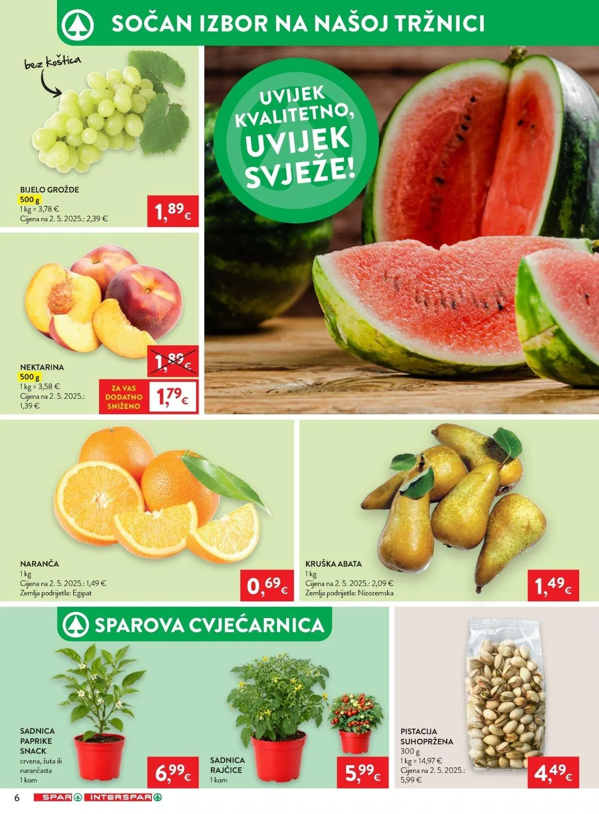 Katalog Interspar katalog do 19.05.2026 od 13. svibnja do 19. svibnja 2026. - Pregled Stranica 6