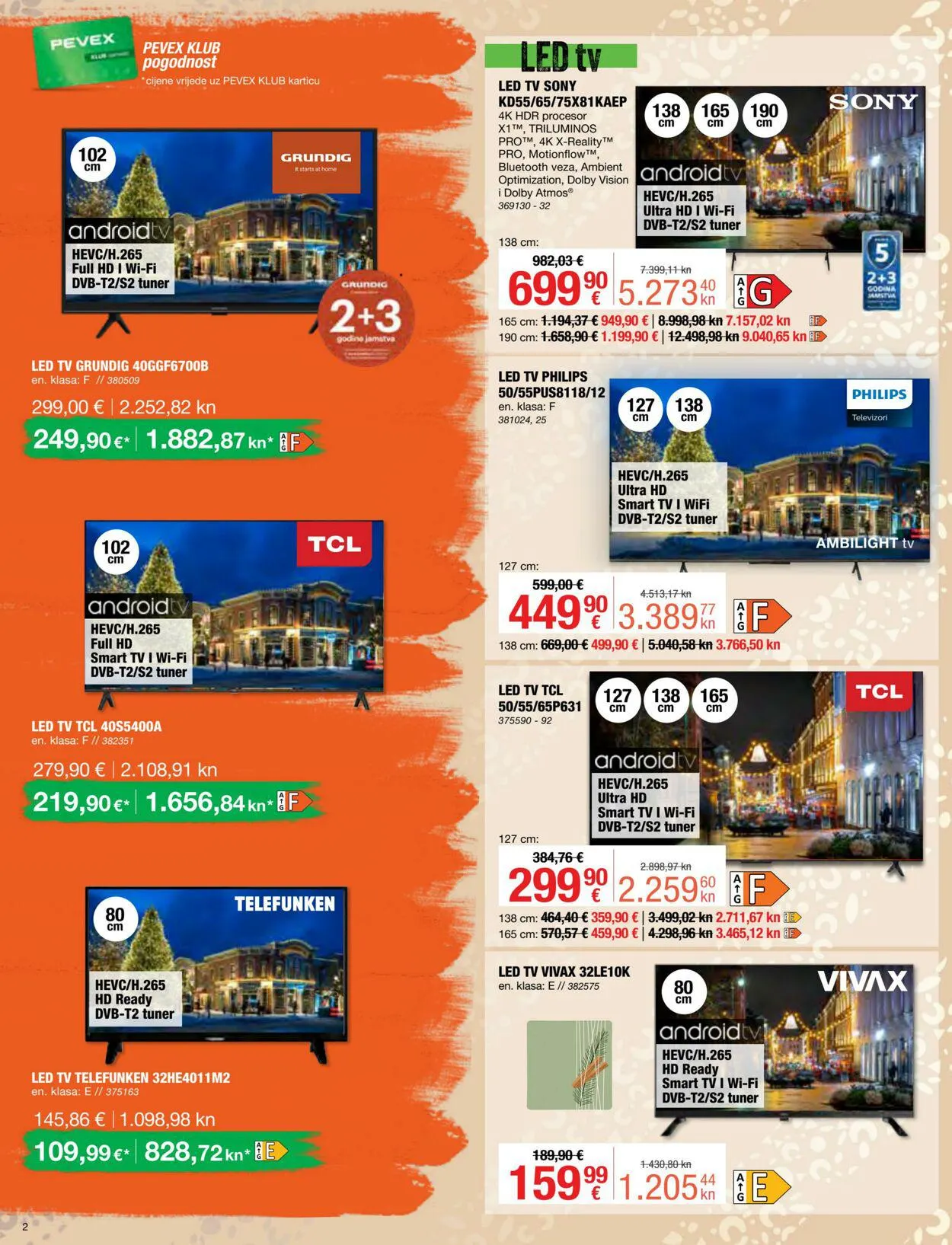 Katalog Pevex - Božić 2023 od 23. studenoga do 31. prosinca 2023. - Pregled Stranica 2