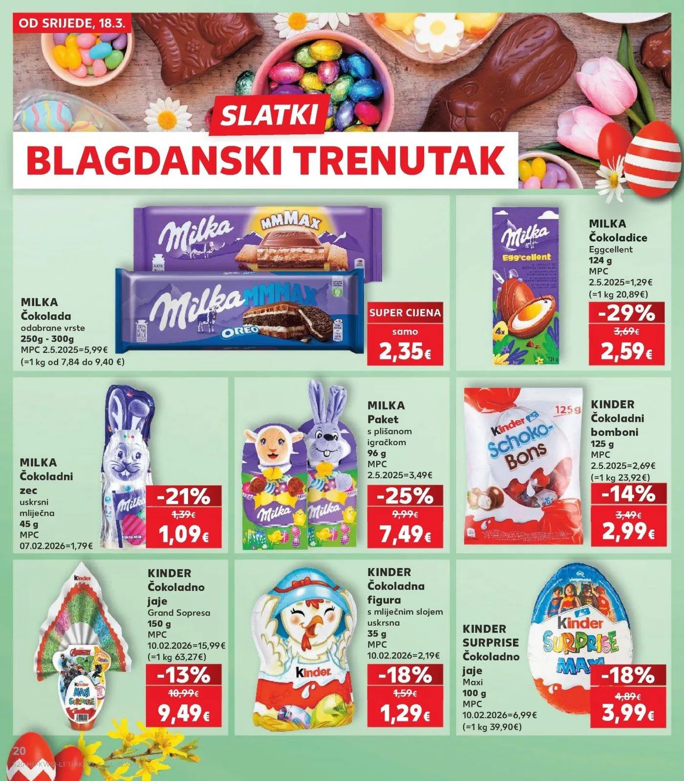 Katalog Kaufland katalog do 24.03.2026 od 18. ožujka do 24. ožujka 2026. - Pregled Stranica 20