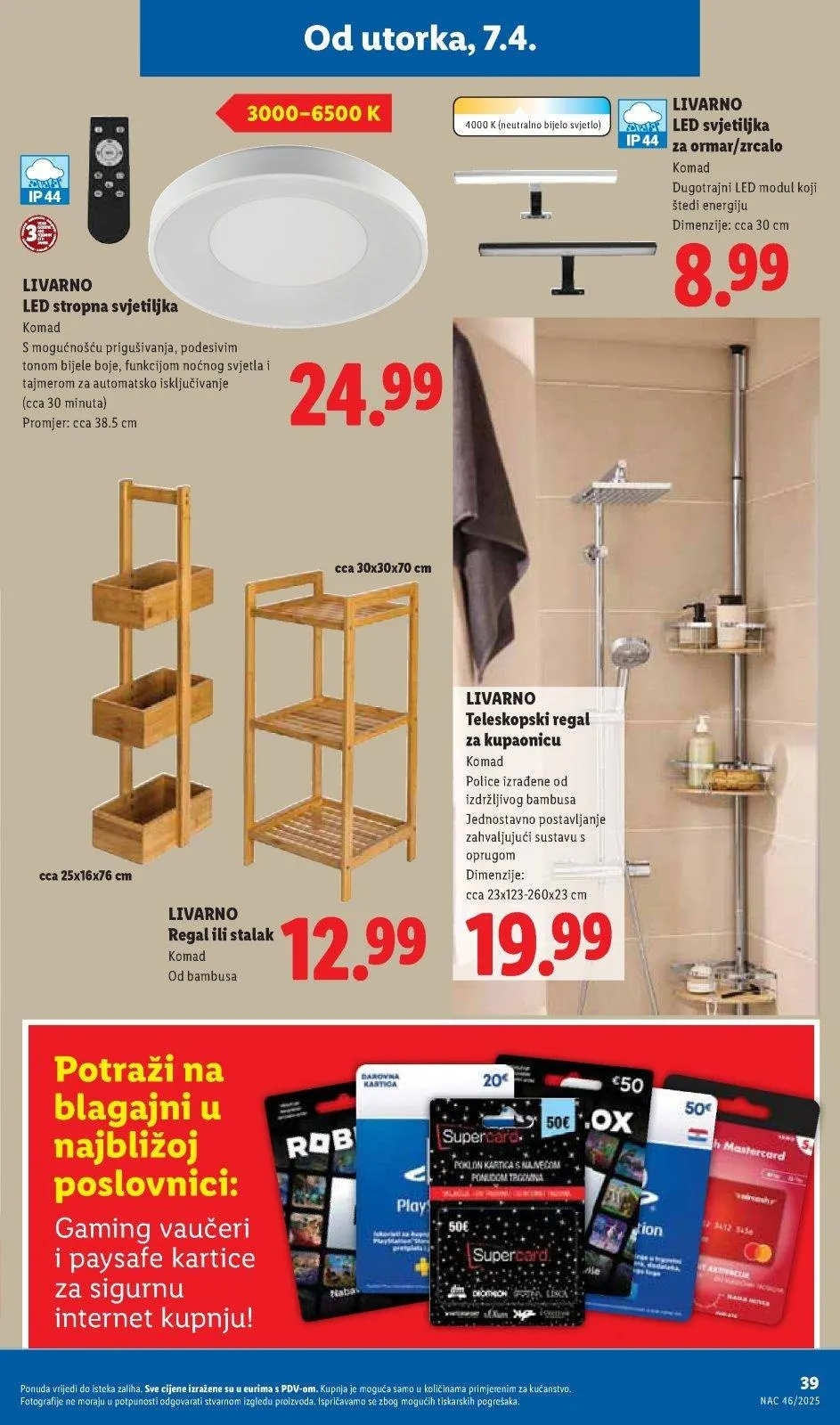 Katalog Lidl katalog do 12.04.2026 od 2. travnja do 12. travnja 2026. - Pregled Stranica 39