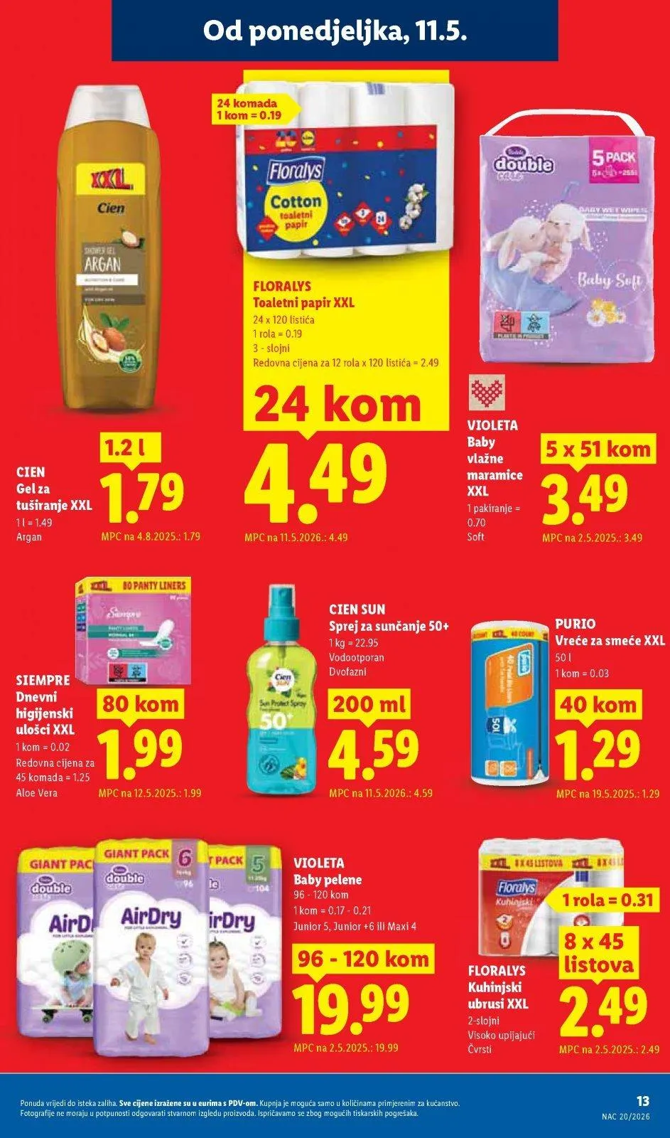 Katalog Lidl katalog do 17.05.2026 od 7. svibnja do 17. svibnja 2026. - Pregled Stranica 13