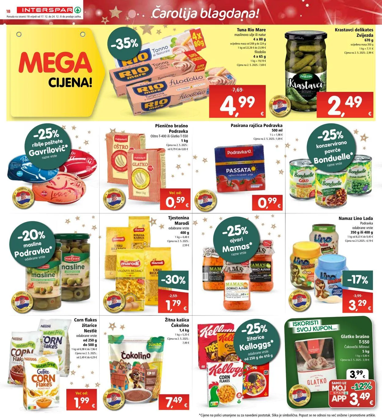 Katalog Spar od 17. prosinca do 23. prosinca 2025. - Pregled Stranica 18