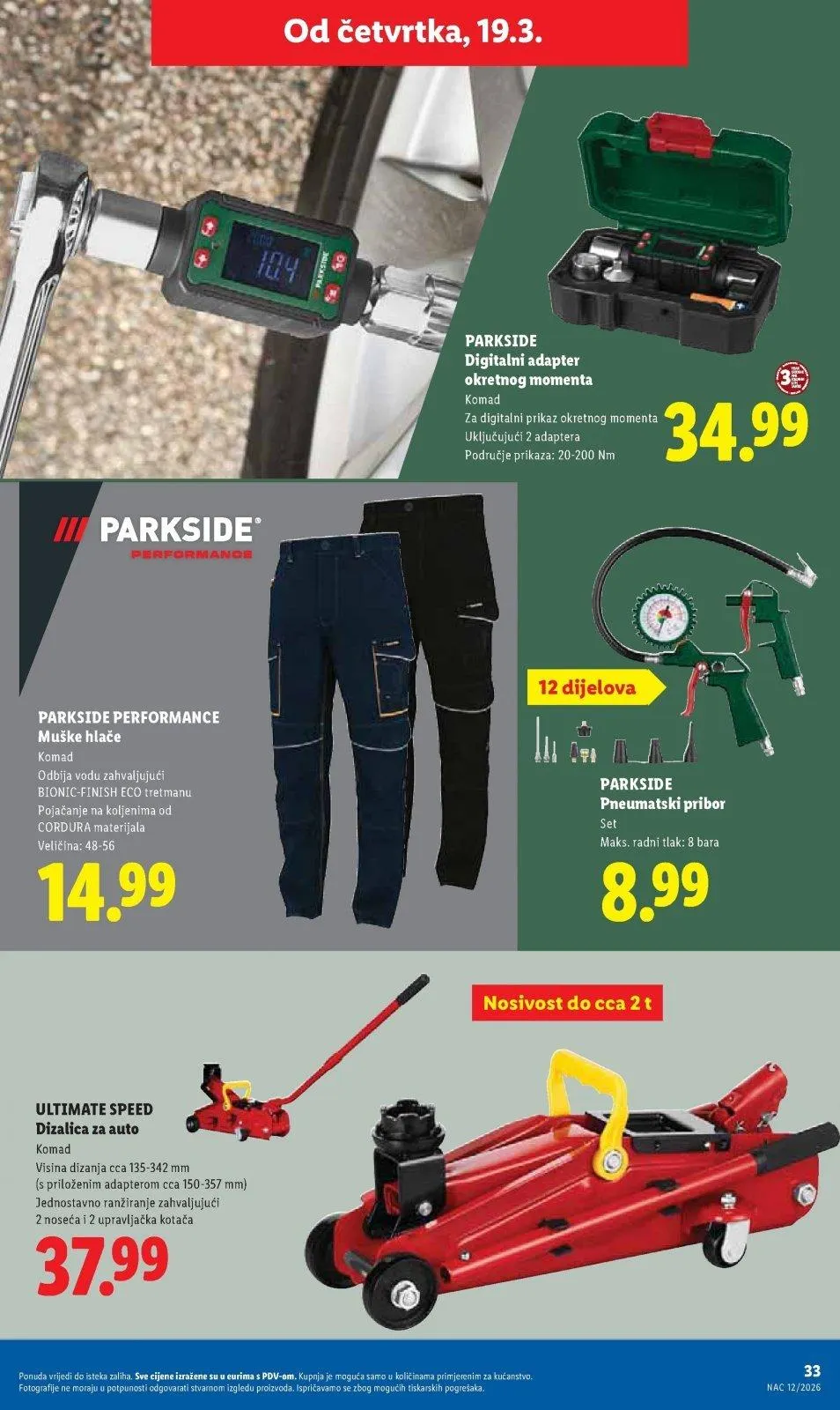 Katalog Lidl katalog do 22.03.2026 od 12. ožujka do 22. ožujka 2026. - Pregled Stranica 33