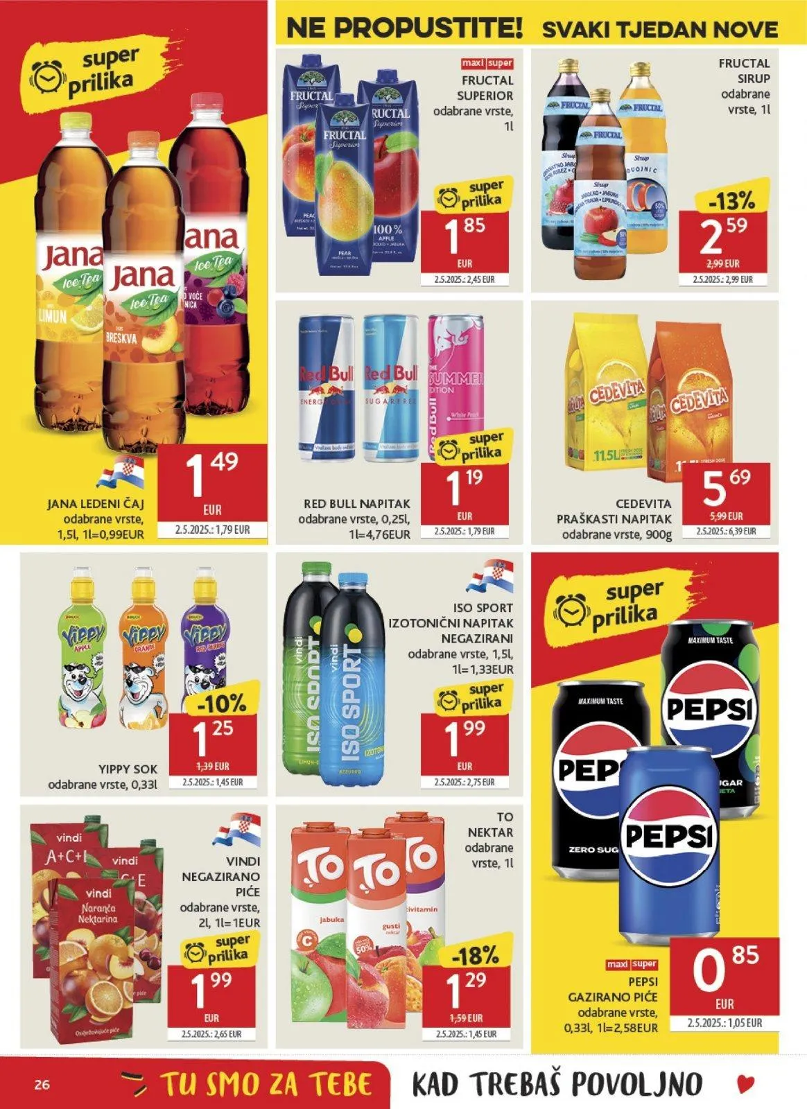 Katalog Konzum katalog do 05.05.2026 od 29. travnja do 5. svibnja 2026. - Pregled Stranica 26
