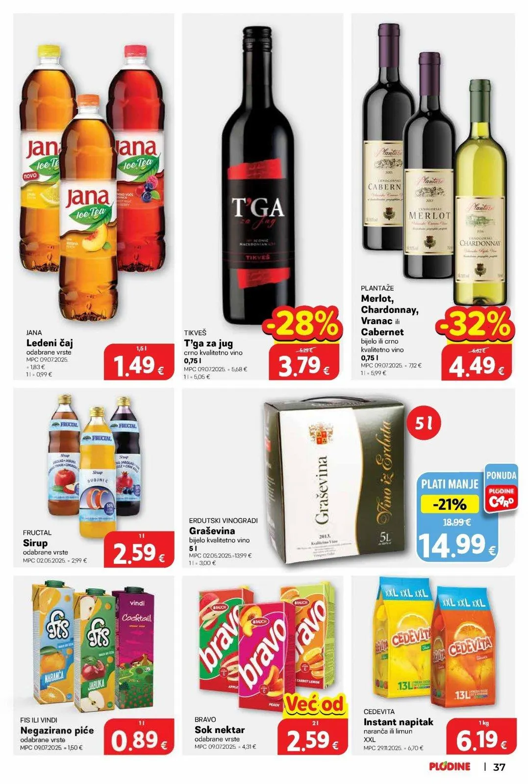 Katalog Plodine katalog do 28.04.2026 od 22. travnja do 28. travnja 2026. - Pregled Stranica 37