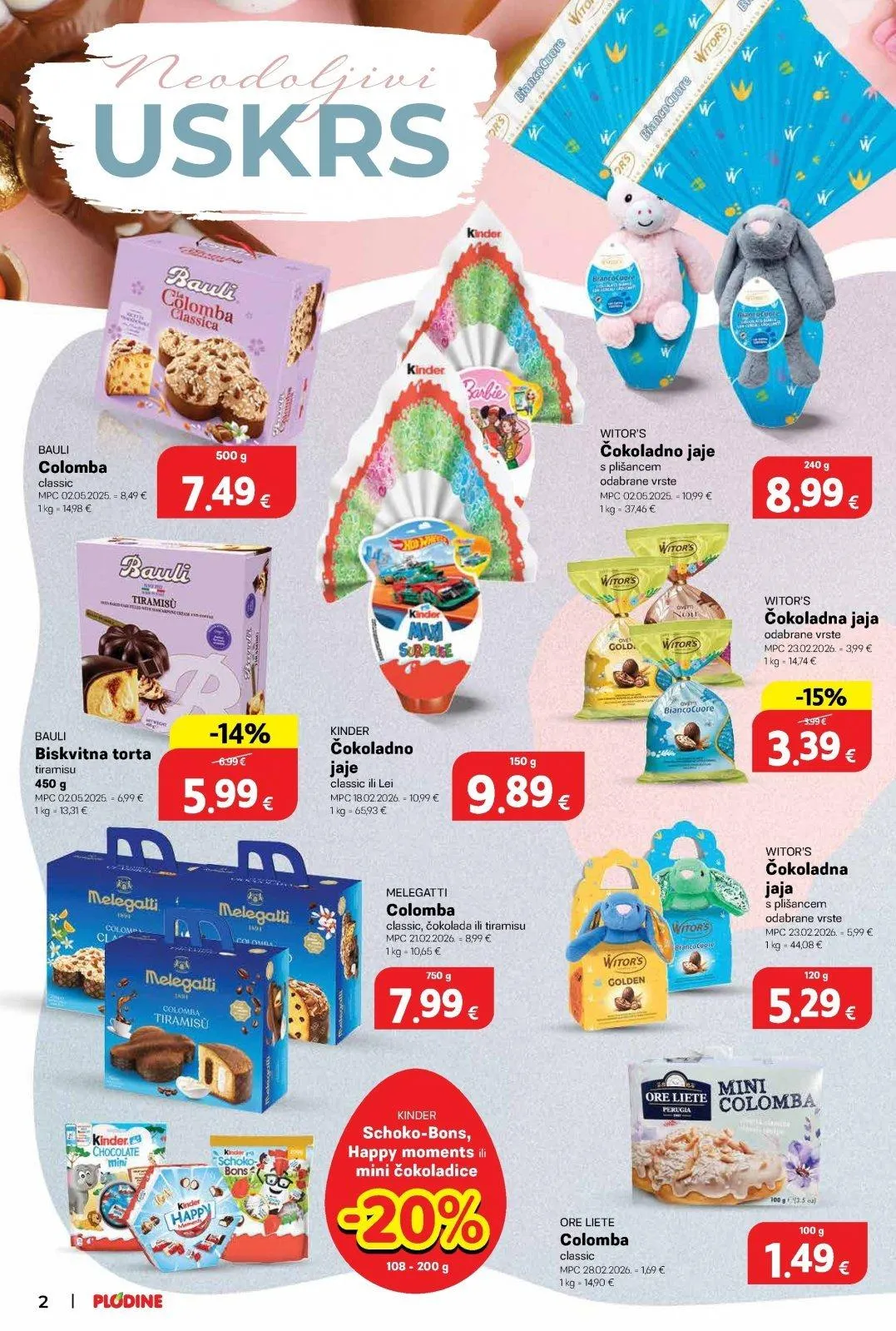 Katalog Plodine katalog do 17.03.2026 od 12. ožujka do 17. ožujka 2026. - Pregled Stranica 2