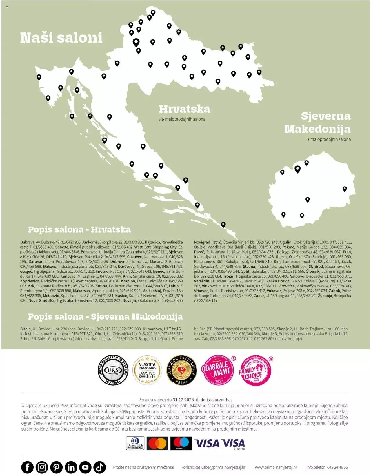 Katalog Katalog interijeri 2023 Prima od 20. veljače do 31. prosinca 2023. - Pregled Stranica 323