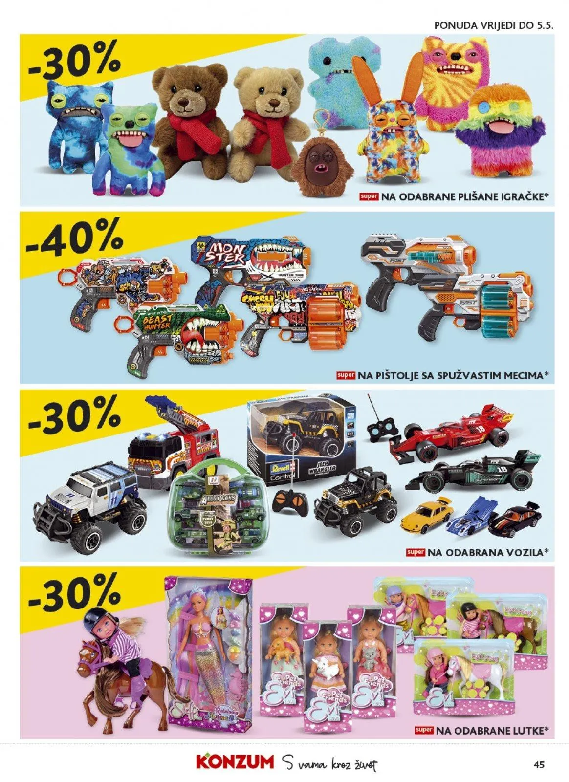 Katalog Konzum katalog do 28.04.2026 od 22. travnja do 28. travnja 2026. - Pregled Stranica 45