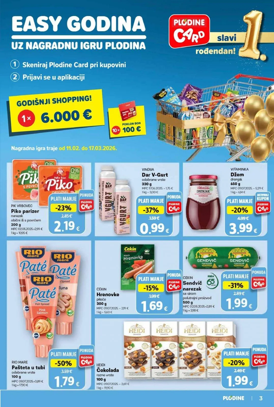 Katalog Plodine katalog do 03.03.2026 od 26. veljače do 3. ožujka 2026. - Pregled Stranica 3