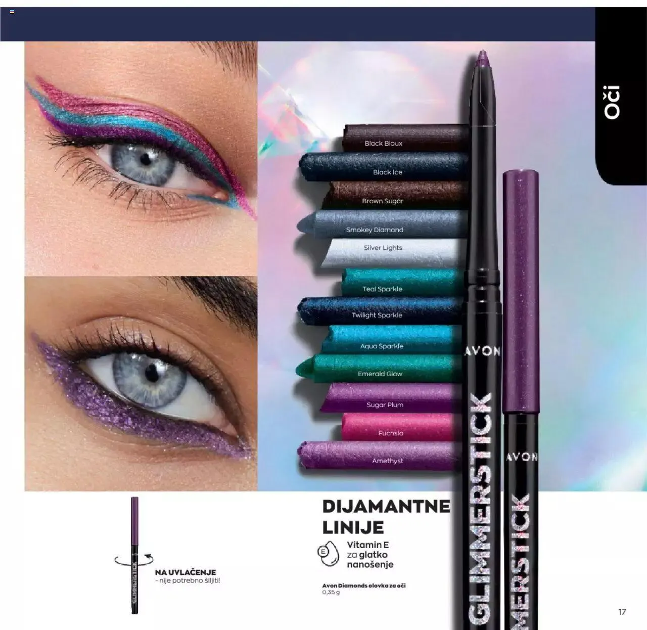 Katalog Avon katalog - Make-up vodič od 12. siječnja do 6. veljače 2024. - Pregled Stranica 17