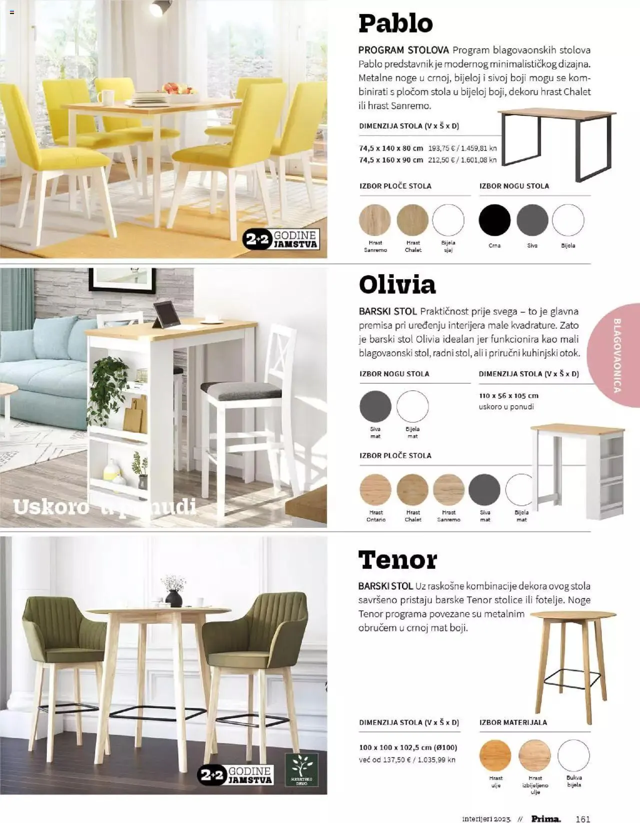Katalog Katalog interijeri 2023 Prima od 20. veljače do 31. prosinca 2023. - Pregled Stranica 163