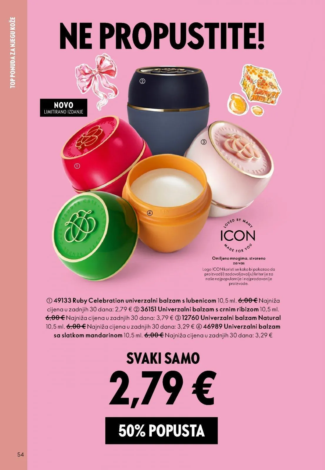 Katalog Oriflame katalog do 21.04.2026 od 2. travnja do 21. travnja 2026. - Pregled Stranica 54
