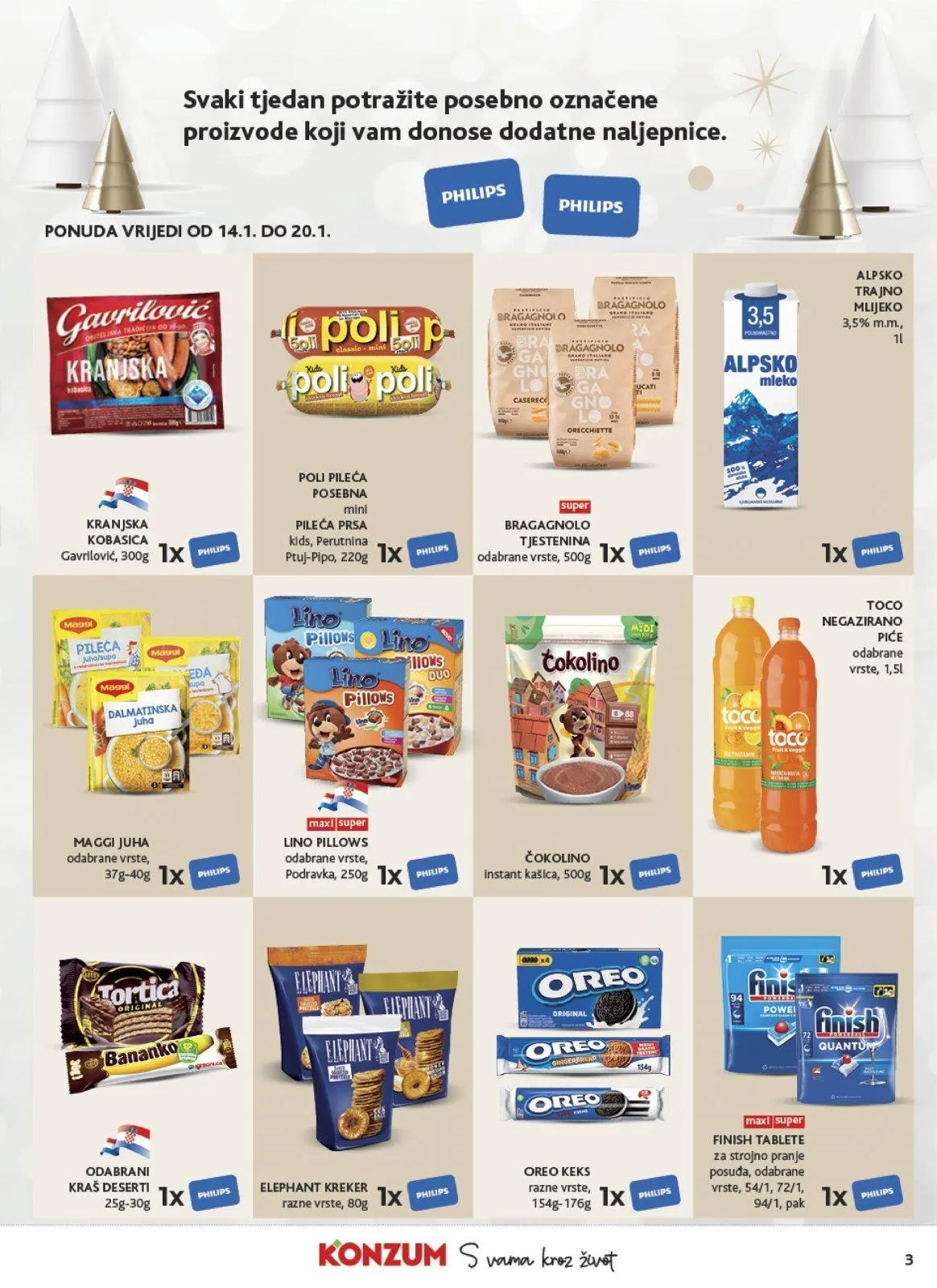 Katalog Konzum katalog do 20.01.2026 od 15. siječnja do 20. siječnja 2026. - Pregled Stranica 3