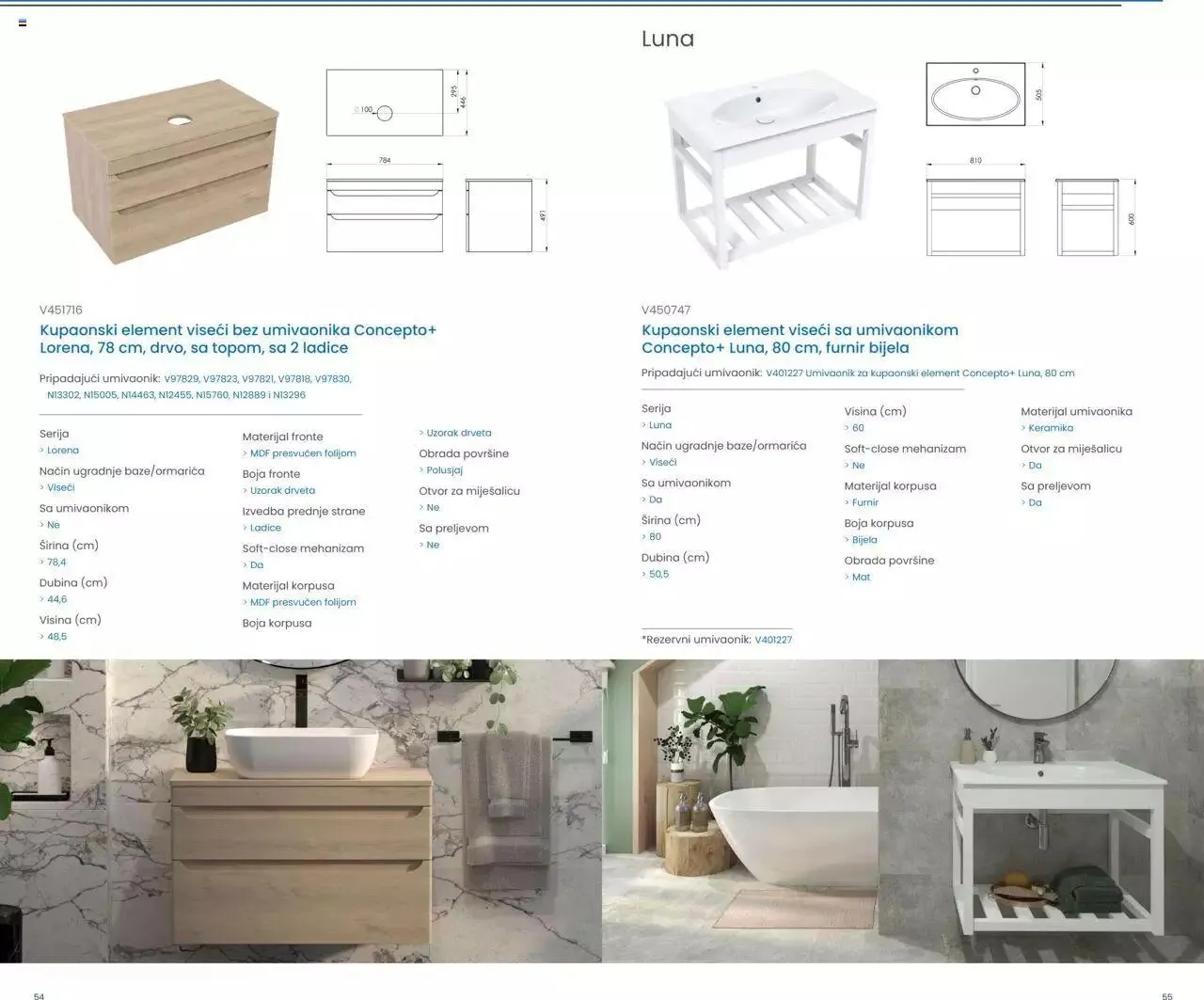 Katalog Kupaonski namještaj i ogledala 2023 Fero-term od 13. ožujka do 31. prosinca 2023. - Pregled Stranica 28