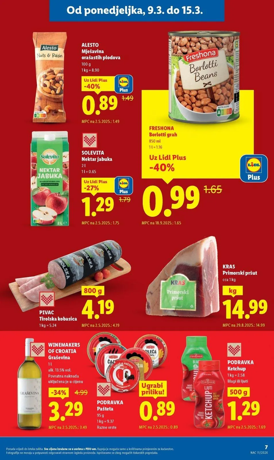 Katalog Lidl katalog do 15.03.2026 od 5. ožujka do 15. ožujka 2026. - Pregled Stranica 7