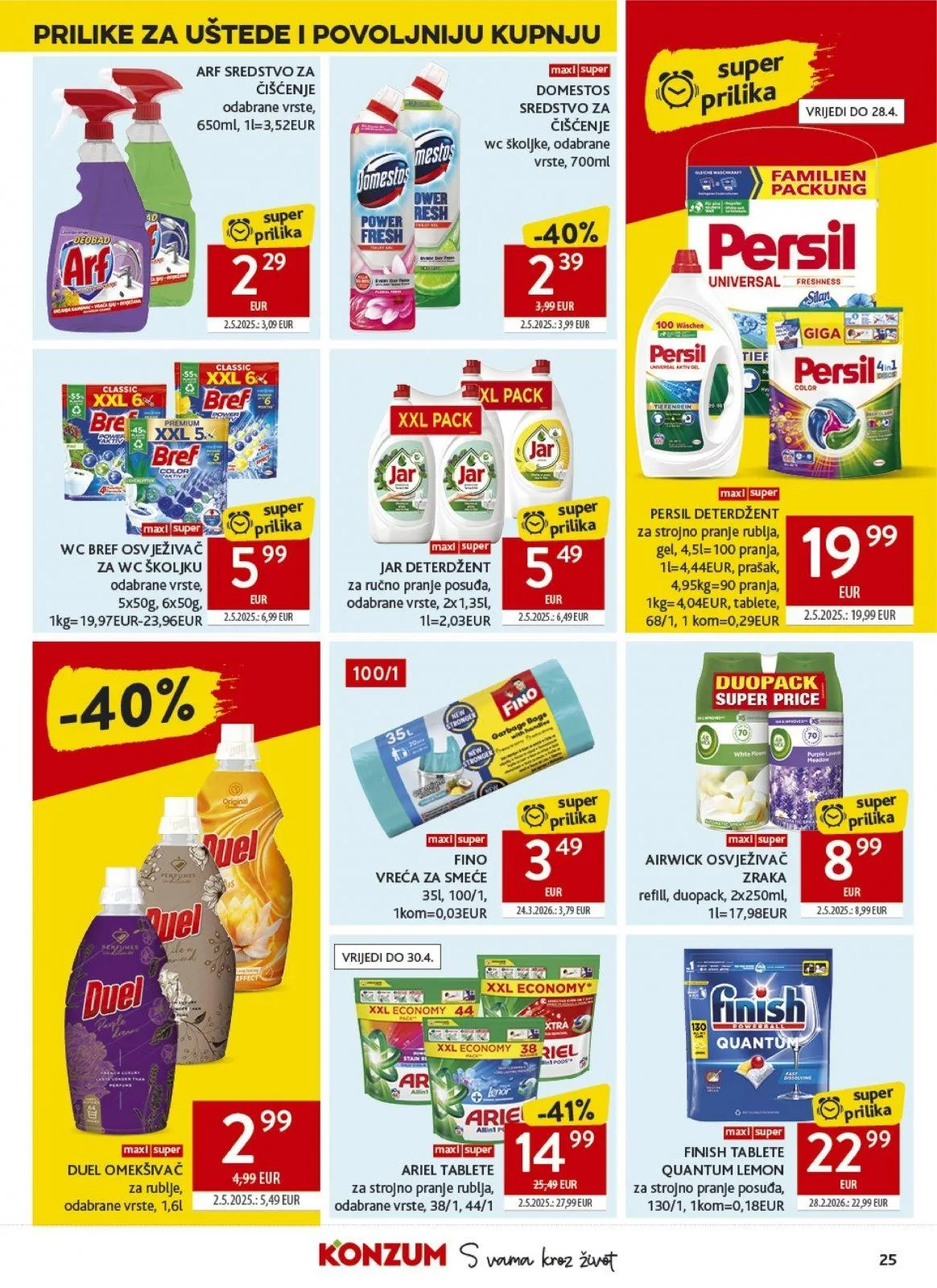 Katalog Konzum katalog do 14.04.2026 od 8. travnja do 14. travnja 2026. - Pregled Stranica 25