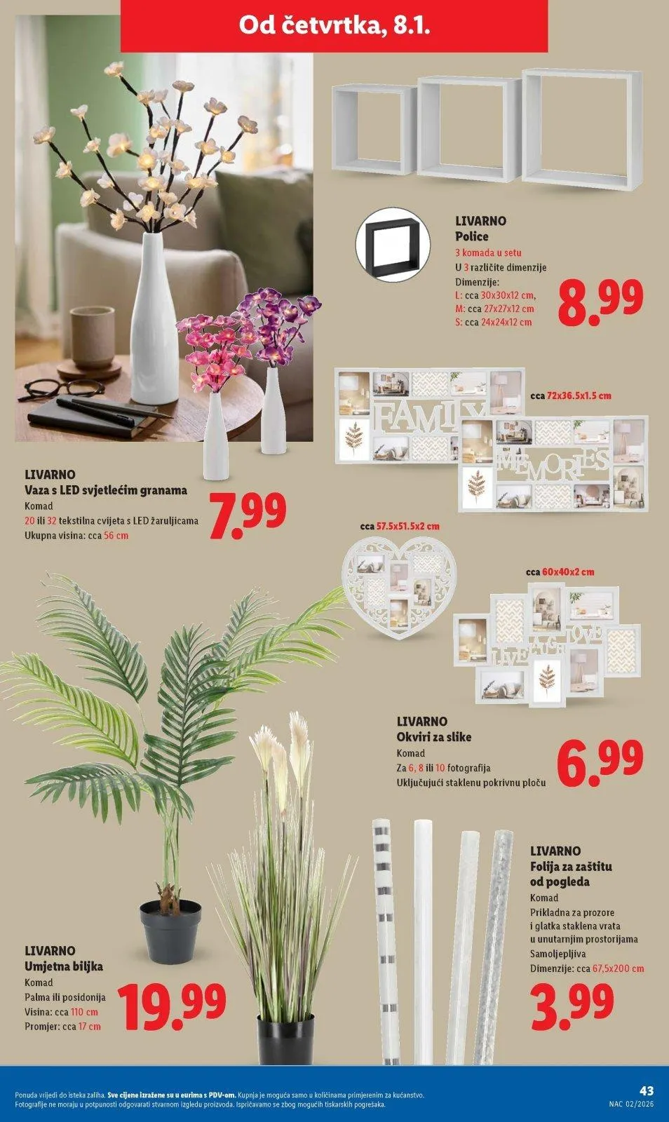 Katalog Lidl katalog do 11.01.2026 od 6. siječnja do 11. siječnja 2026. - Pregled Stranica 43