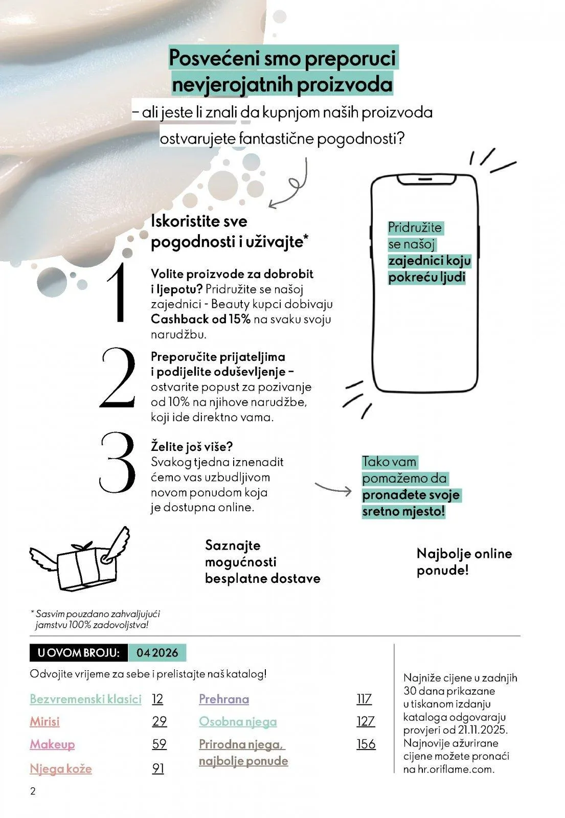 Katalog Oriflame katalog do 31.03.2026 od 12. ožujka do 31. ožujka 2026. - Pregled Stranica 2