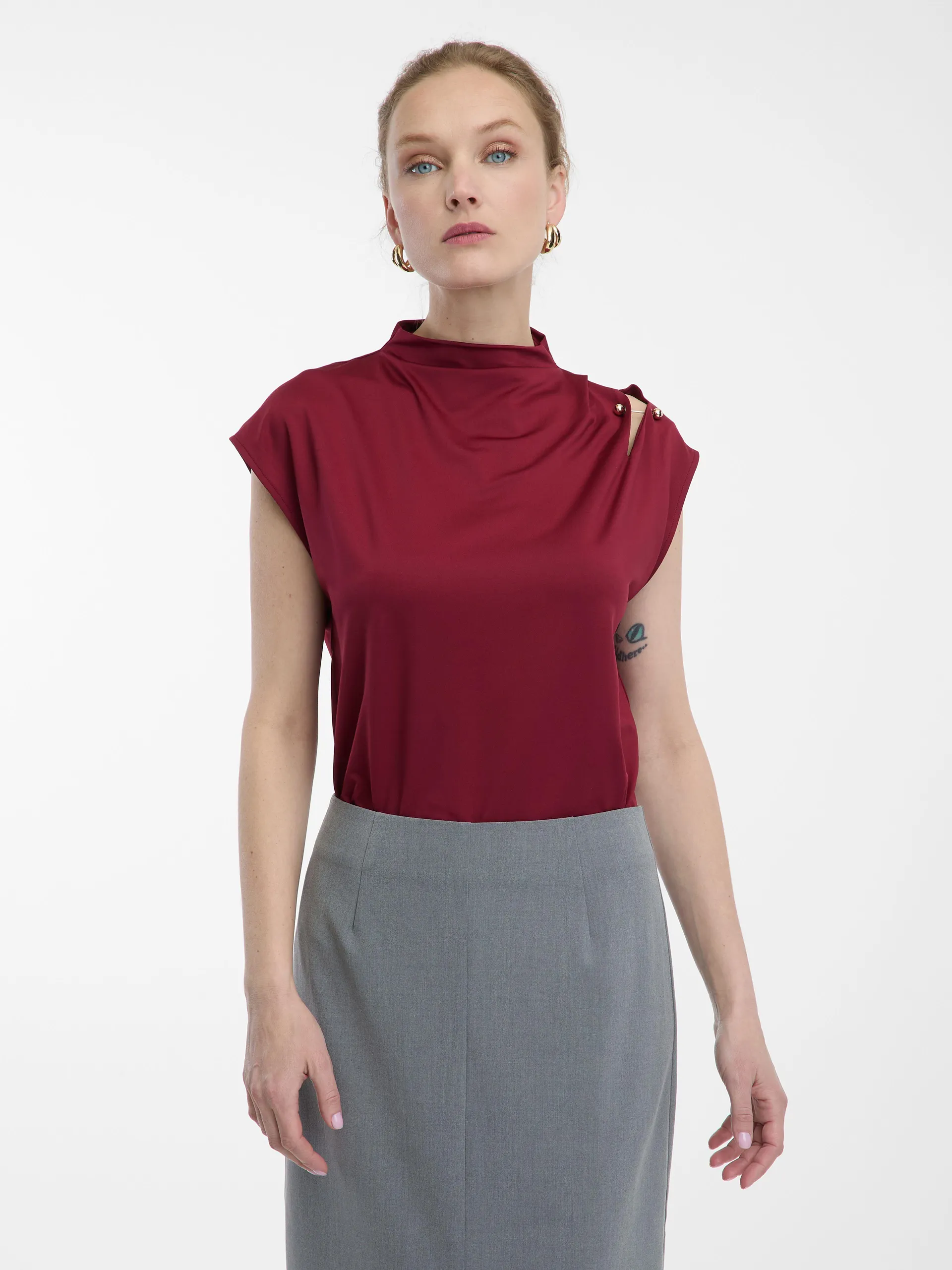 Ženska bluza boje vina ORSAY