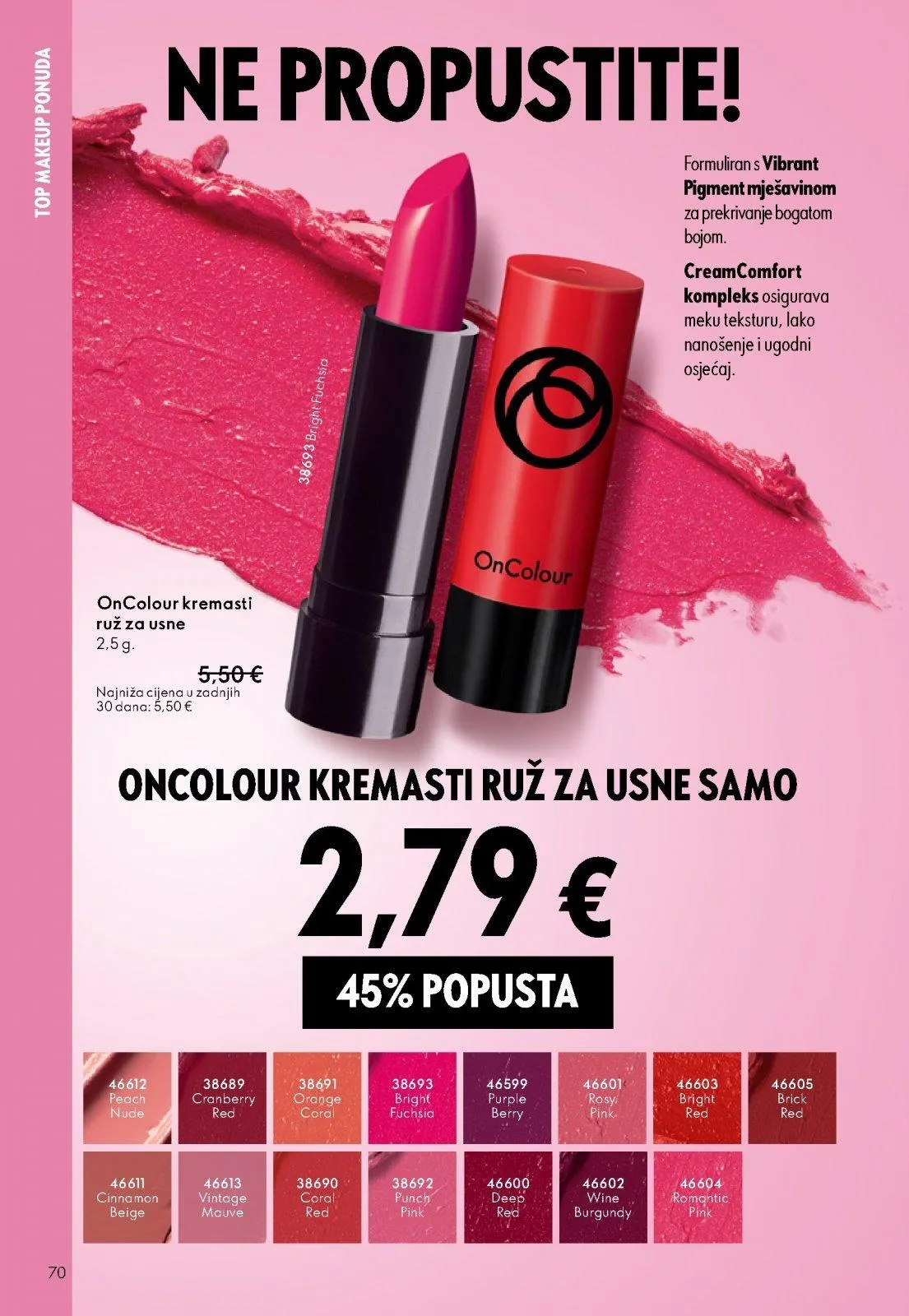 Katalog Oriflame katalog do 10.03.2026 od 21. veljače do 10. ožujka 2026. - Pregled Stranica 70