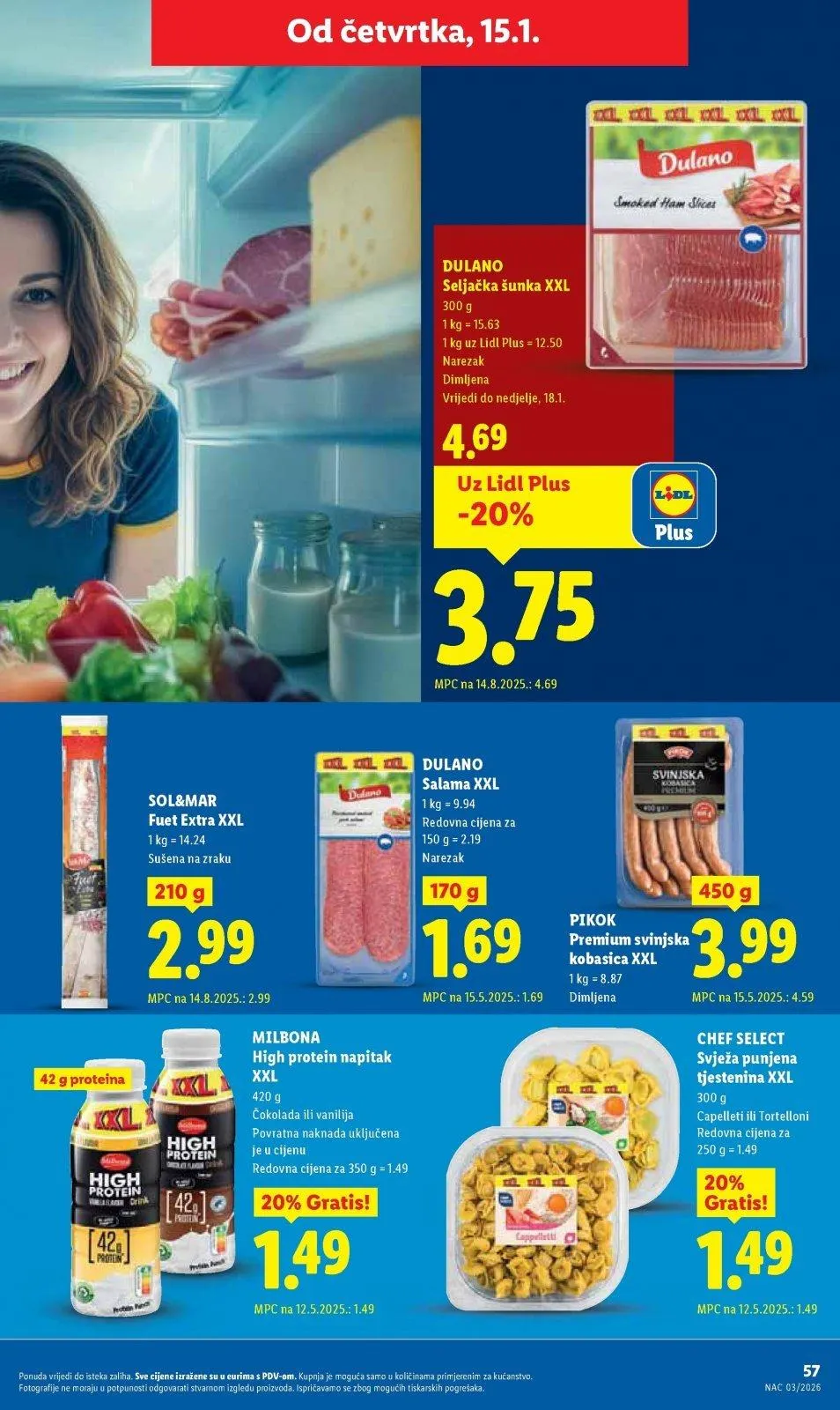 Katalog Lidl katalog do 18.01.2026 od 15. siječnja do 18. siječnja 2026. - Pregled Stranica 57