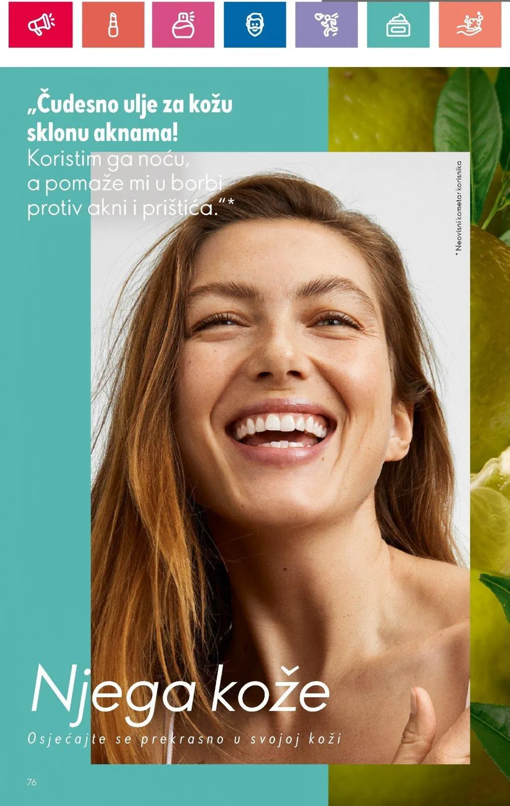 Katalog Oriflame katalog do 11.09.2024 od 29. kolovoza do 11. rujna 2024. - Pregled Stranica 76