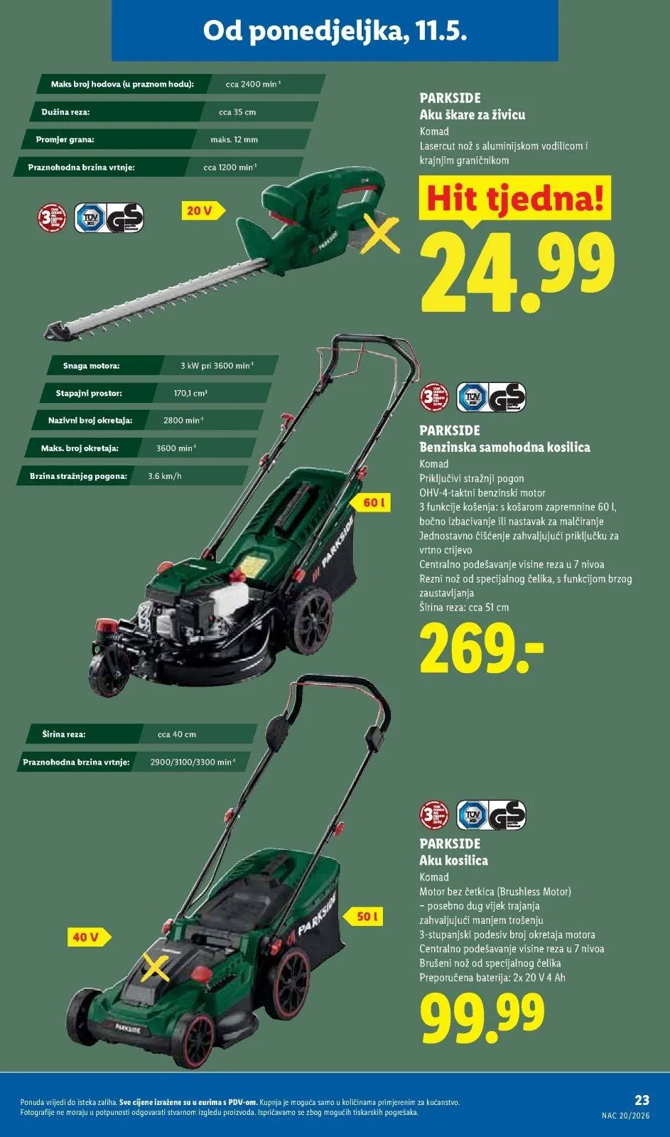Katalog Lidl katalog do 17.05.2026 od 7. svibnja do 17. svibnja 2026. - Pregled Stranica 23