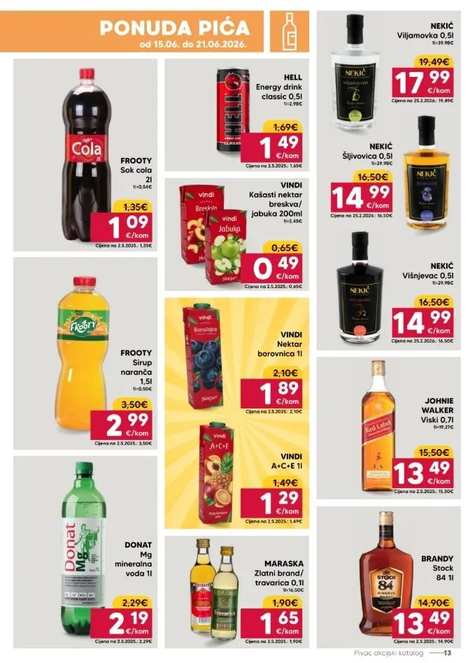 Katalog Pivac katalog do 21.06.2026 od 15. lipnja do 21. lipnja 2026. - Pregled Stranica 13