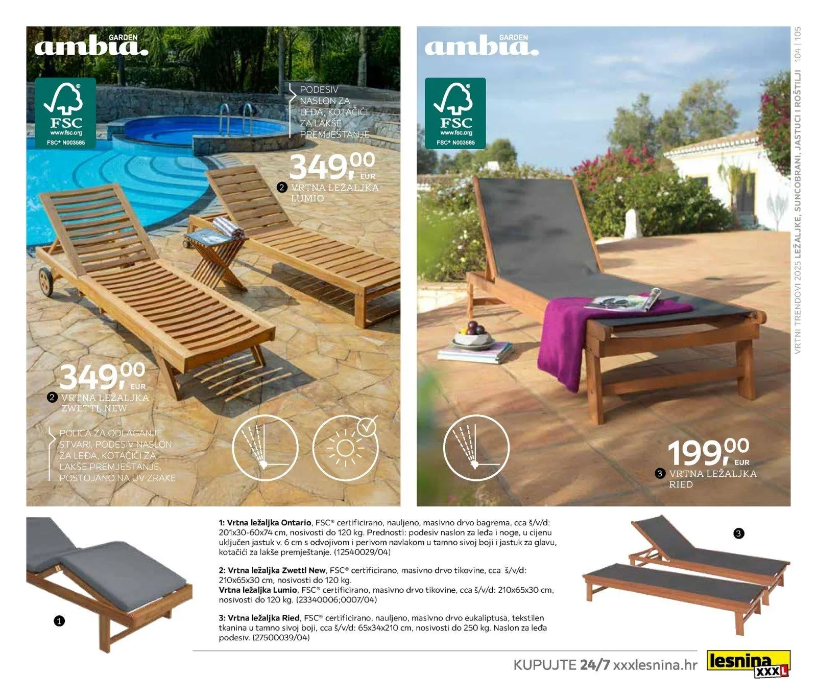 Katalog Lesnina katalog do 31.10.2025 od 28. listopada do 31. listopada 2025. - Pregled Stranica 105