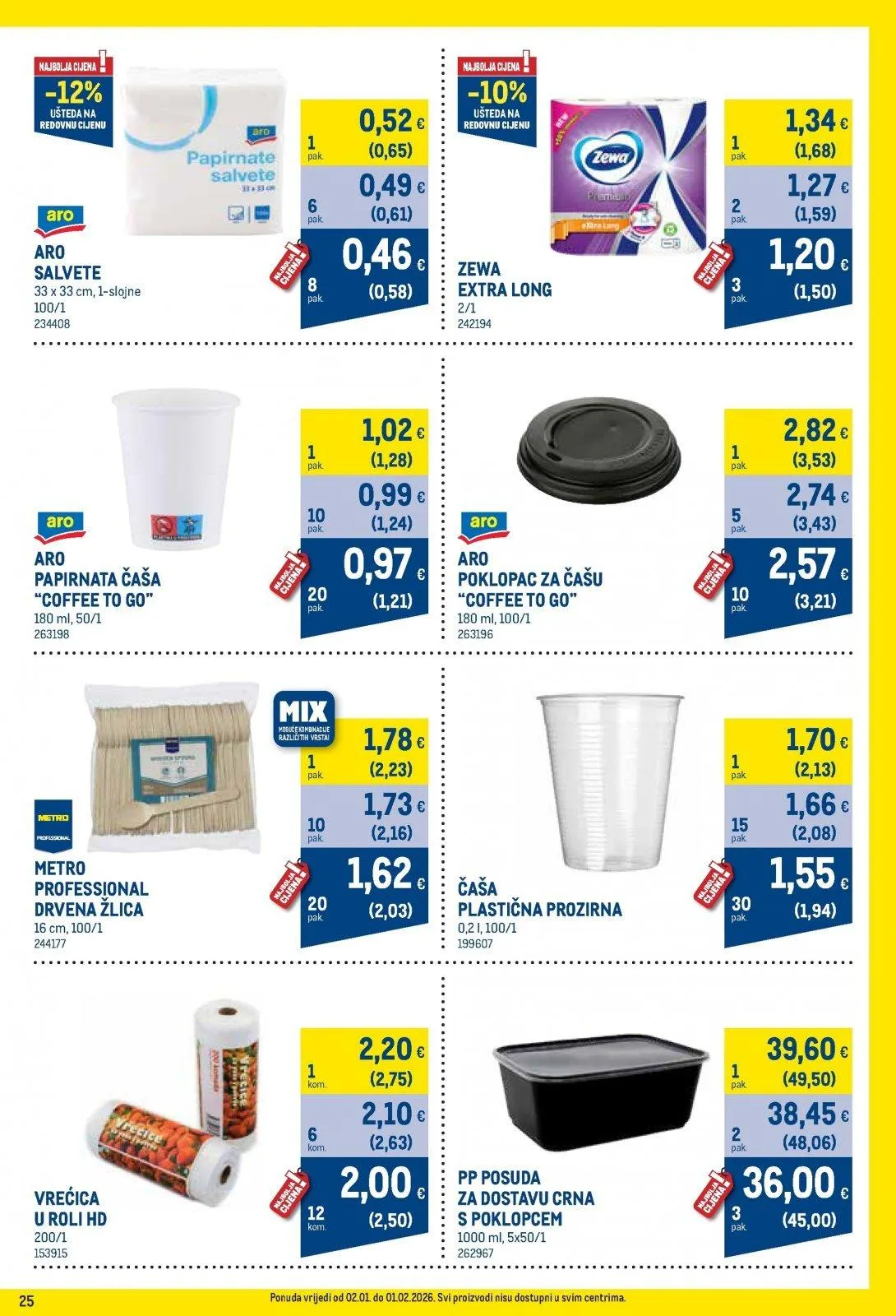 Katalog Metro katalog do 02.02.2026 od 15. siječnja do 2. veljače 2026. - Pregled Stranica 25