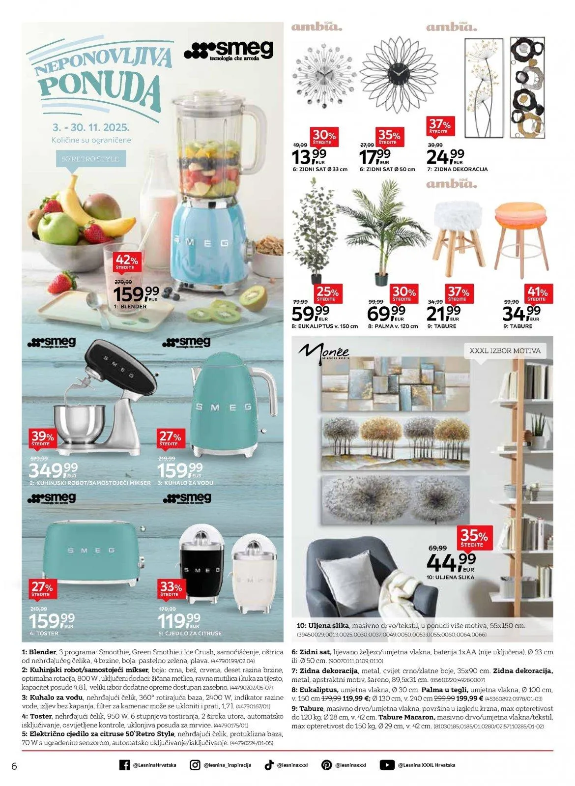 Katalog Lesnina katalog do 20.11.2025 od 4. studenoga do 20. studenoga 2025. - Pregled Stranica 6