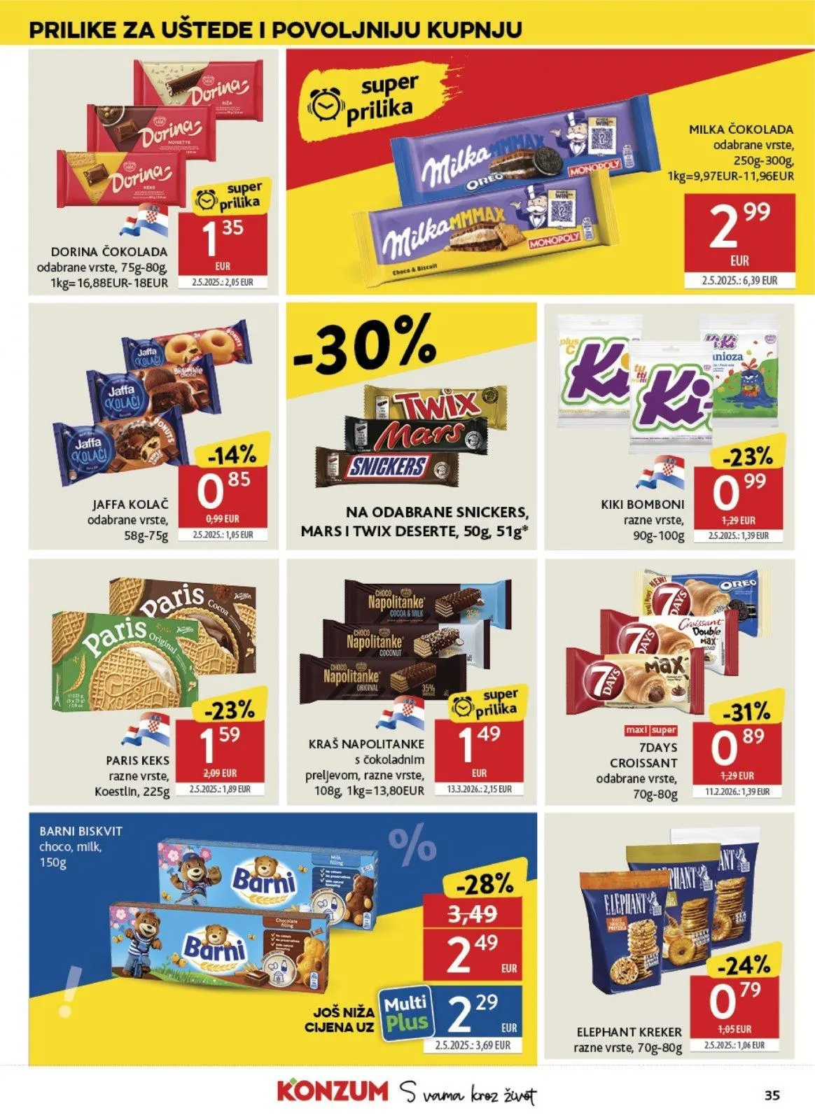 Katalog Konzum katalog do 19.05.2026 od 14. svibnja do 19. svibnja 2026. - Pregled Stranica 35
