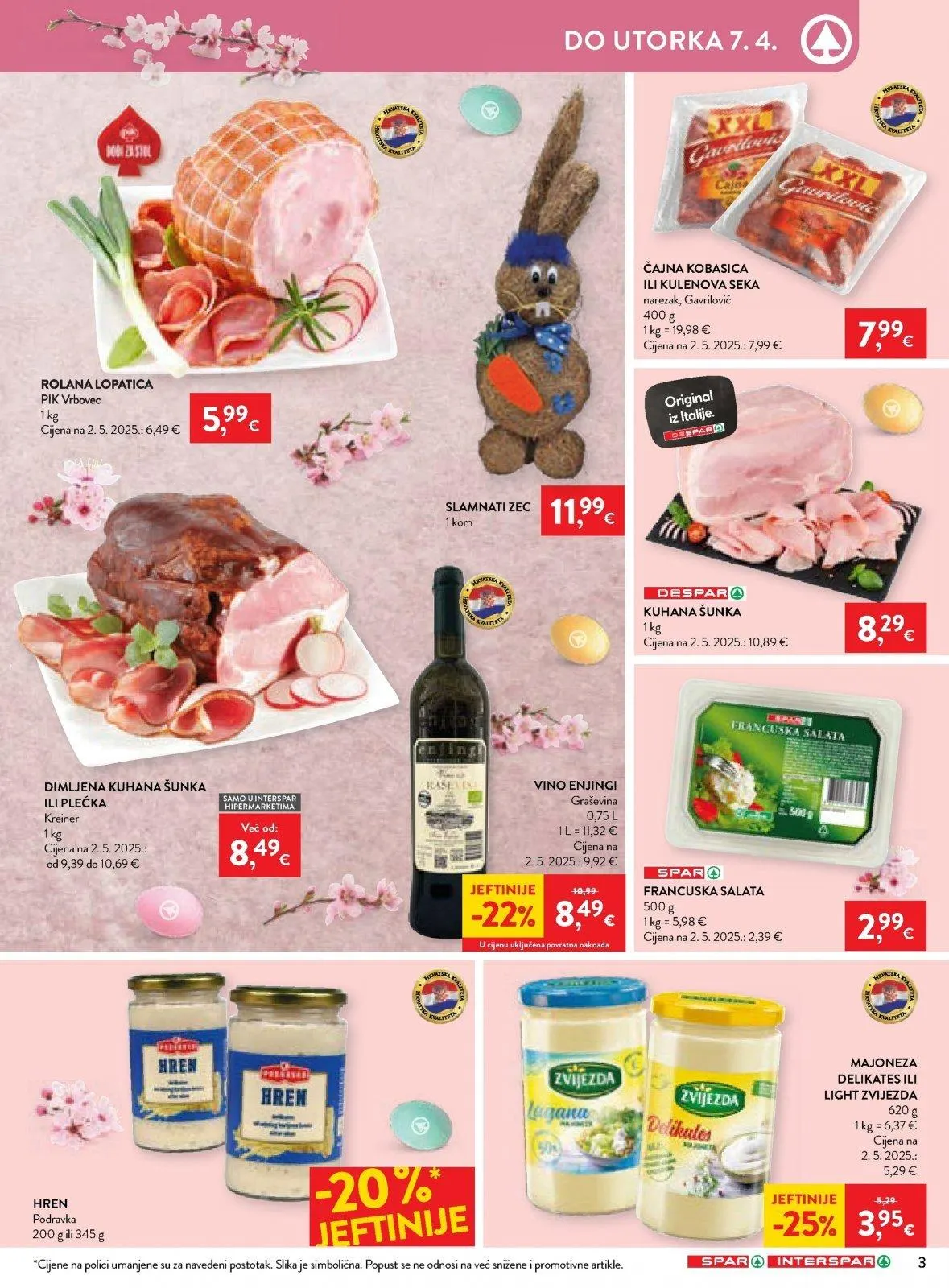 Katalog Spar katalog do 07.04.2026 od 2. travnja do 7. travnja 2026. - Pregled Stranica 3