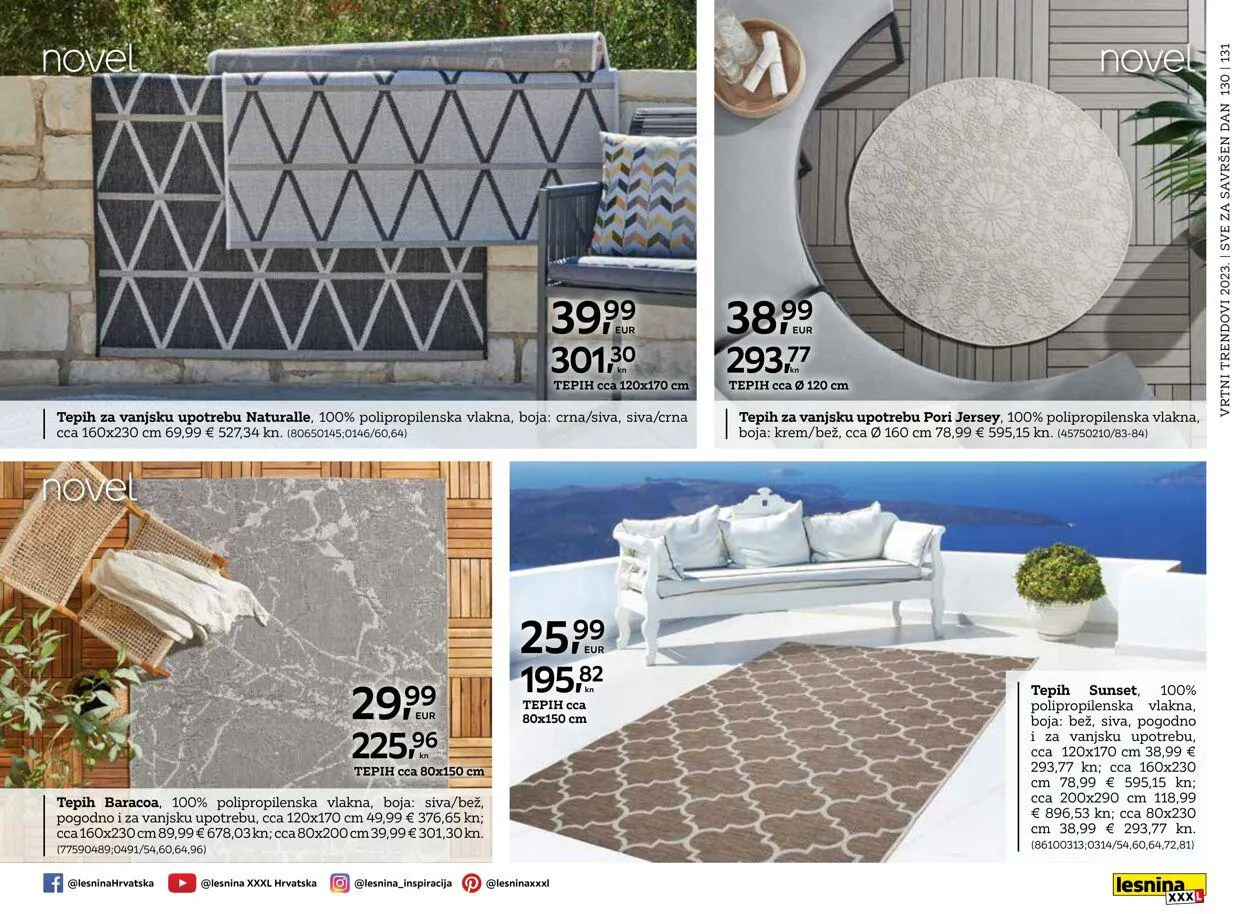Katalog Lesnina od 15. veljače do 31. listopada 2023. - Pregled Stranica 131
