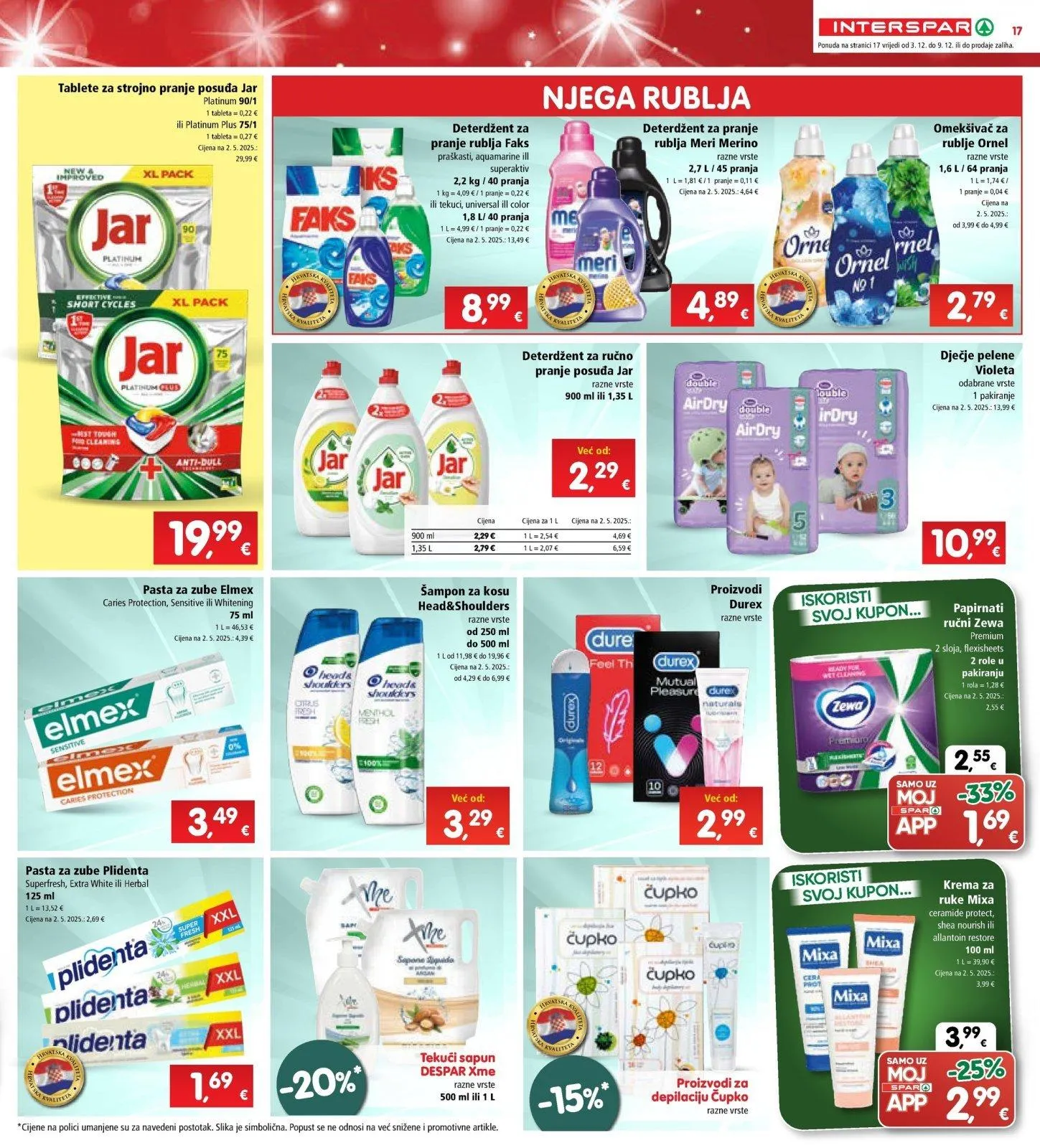 Katalog Interspar katalog do 09.12.2025 od 3. prosinca do 9. prosinca 2025. - Pregled Stranica 21